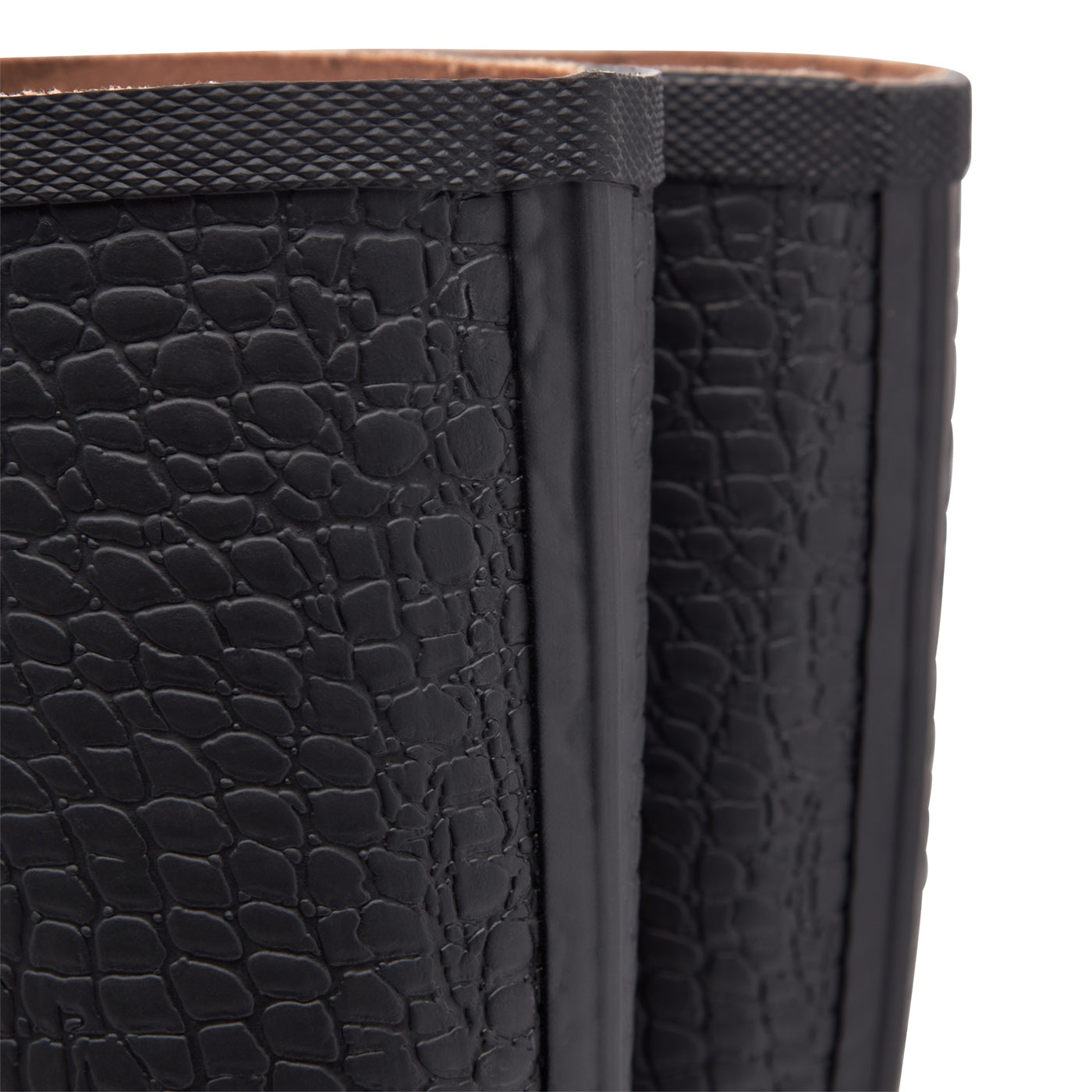 WODEN Le Croco Waterproof Rubber Boots 020 Black