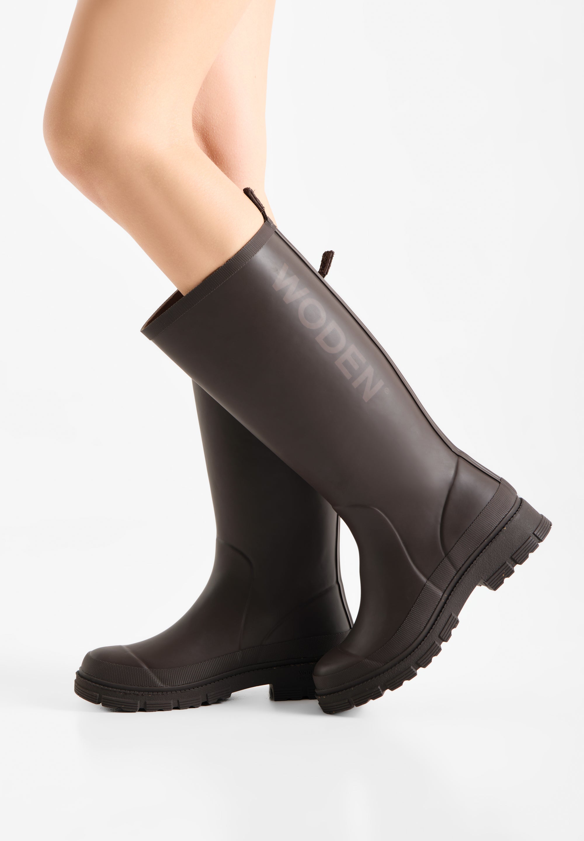 WODEN Le Waterproof Rubber Boots 063 Chocolate