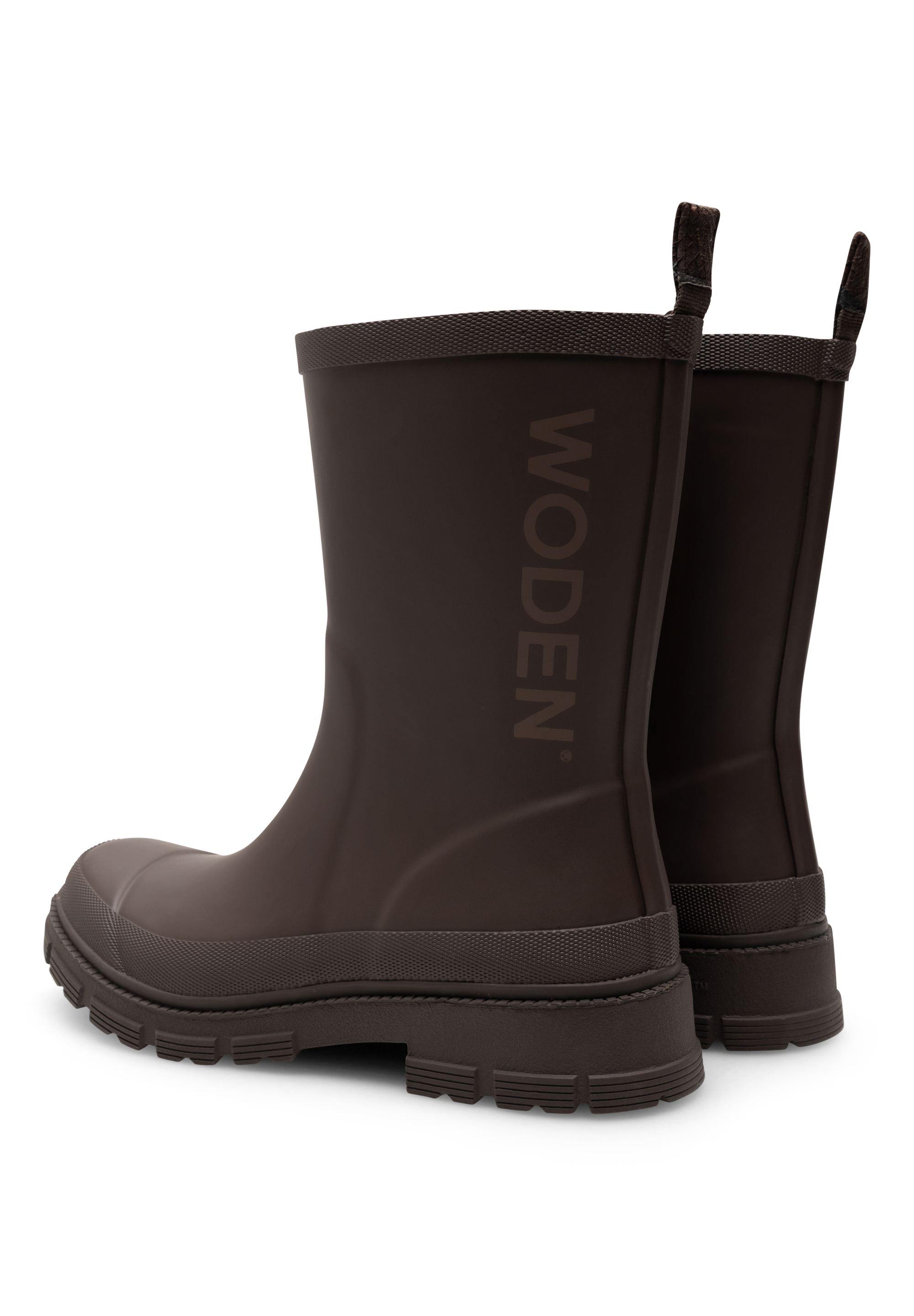 WODEN Lia Waterproof Rubber Boots 063 Chocolate