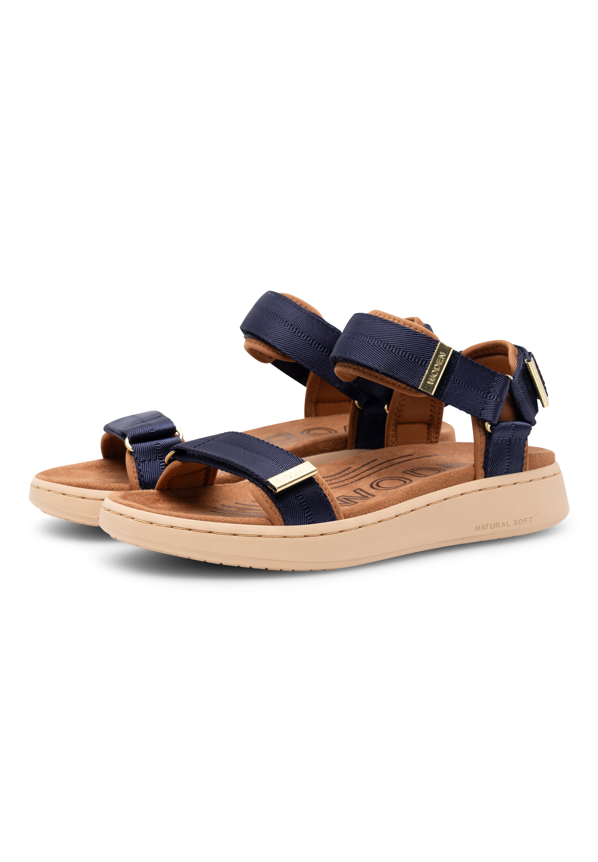 WODEN Line Sandals 010 Navy