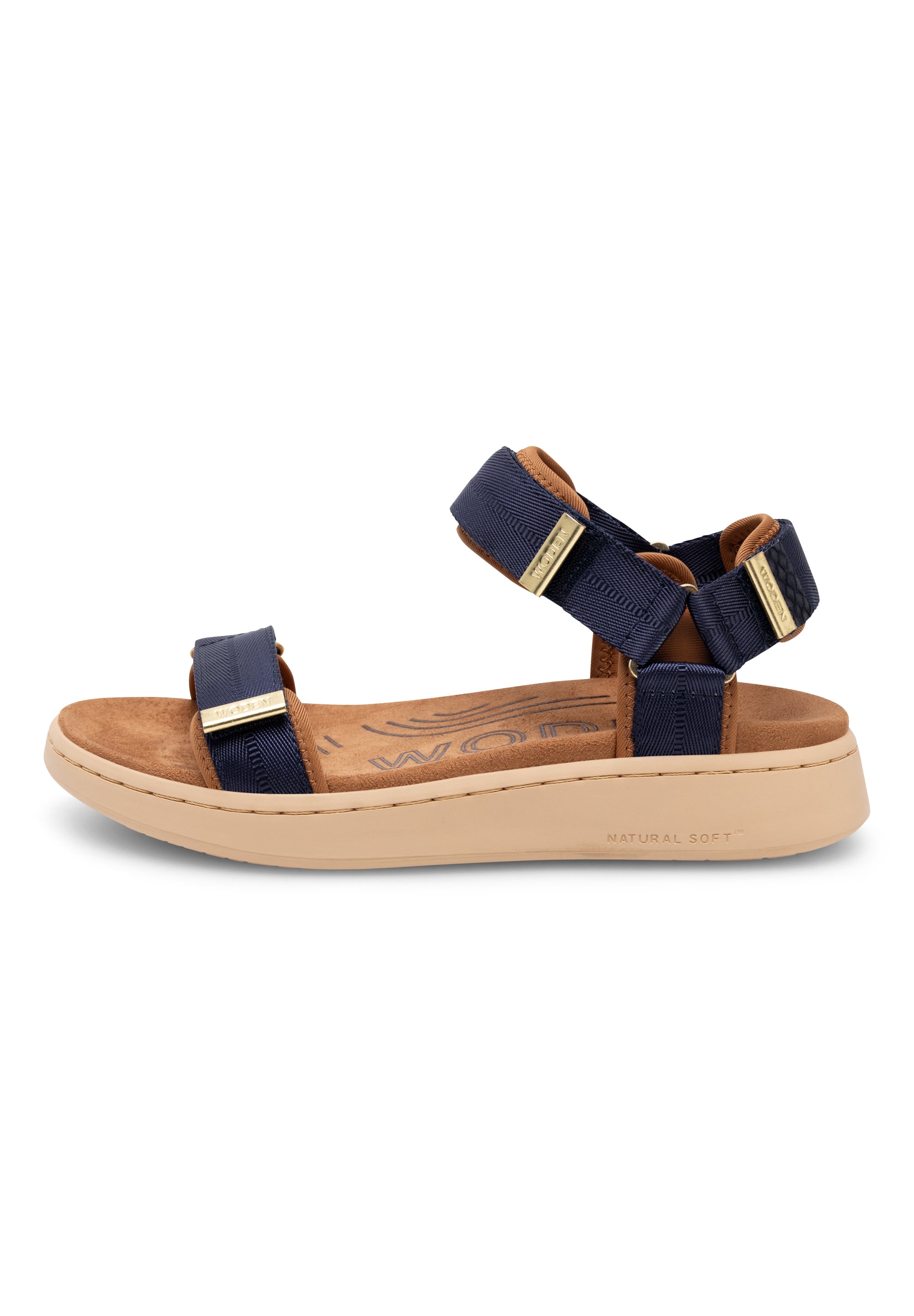 WODEN Line Sandals 010 Navy