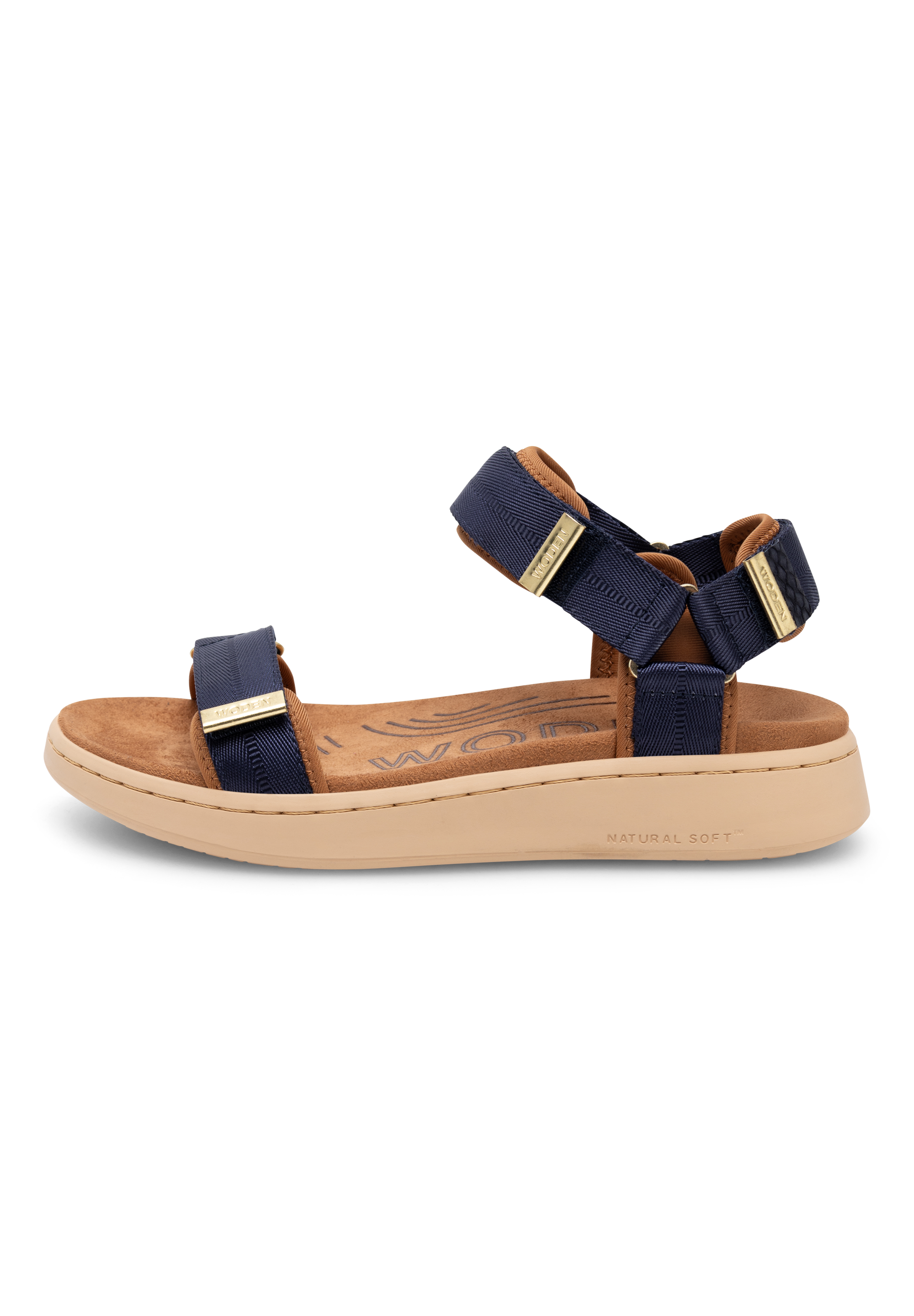 WODEN Line Sandals 010 Navy