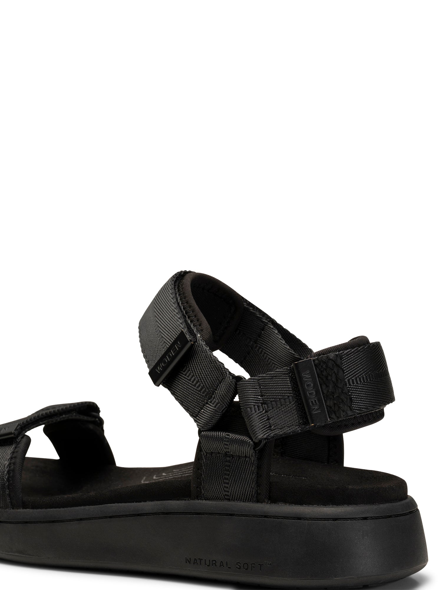 WODEN Line Sandals 021 Black/Black