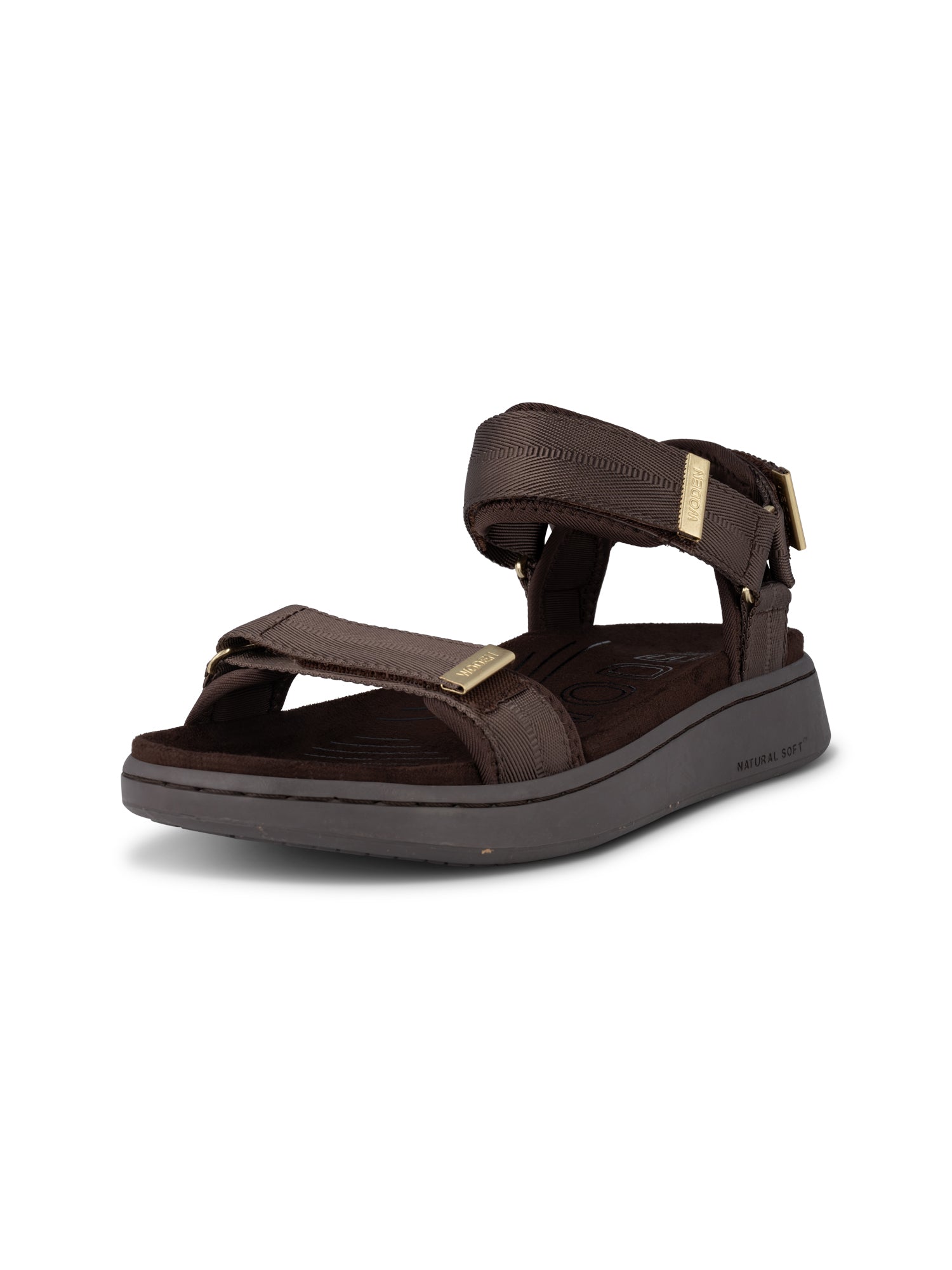 WODEN Line Sandals 063 Chocolate
