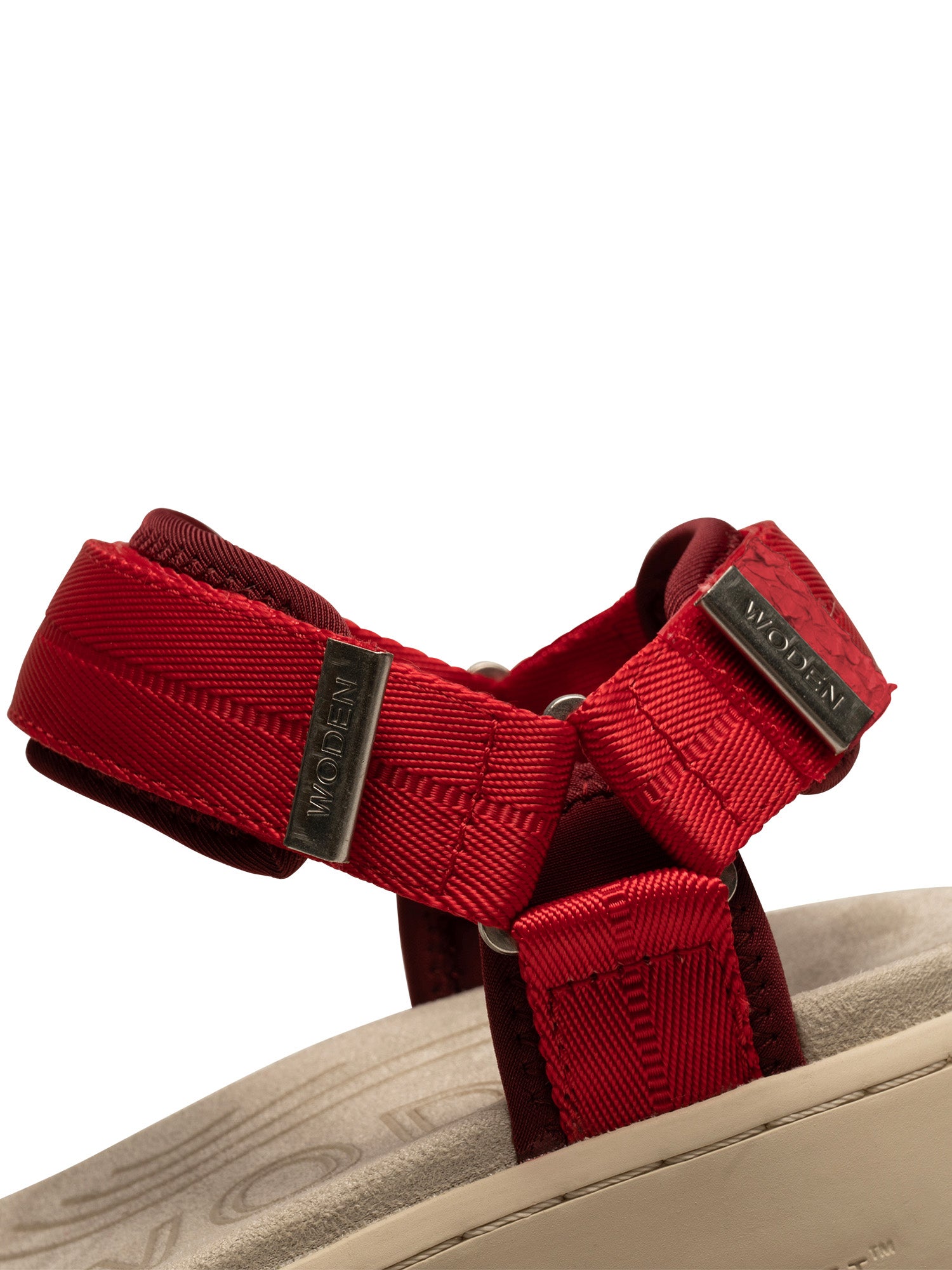 WODEN Line Sandals 123 Fire Red