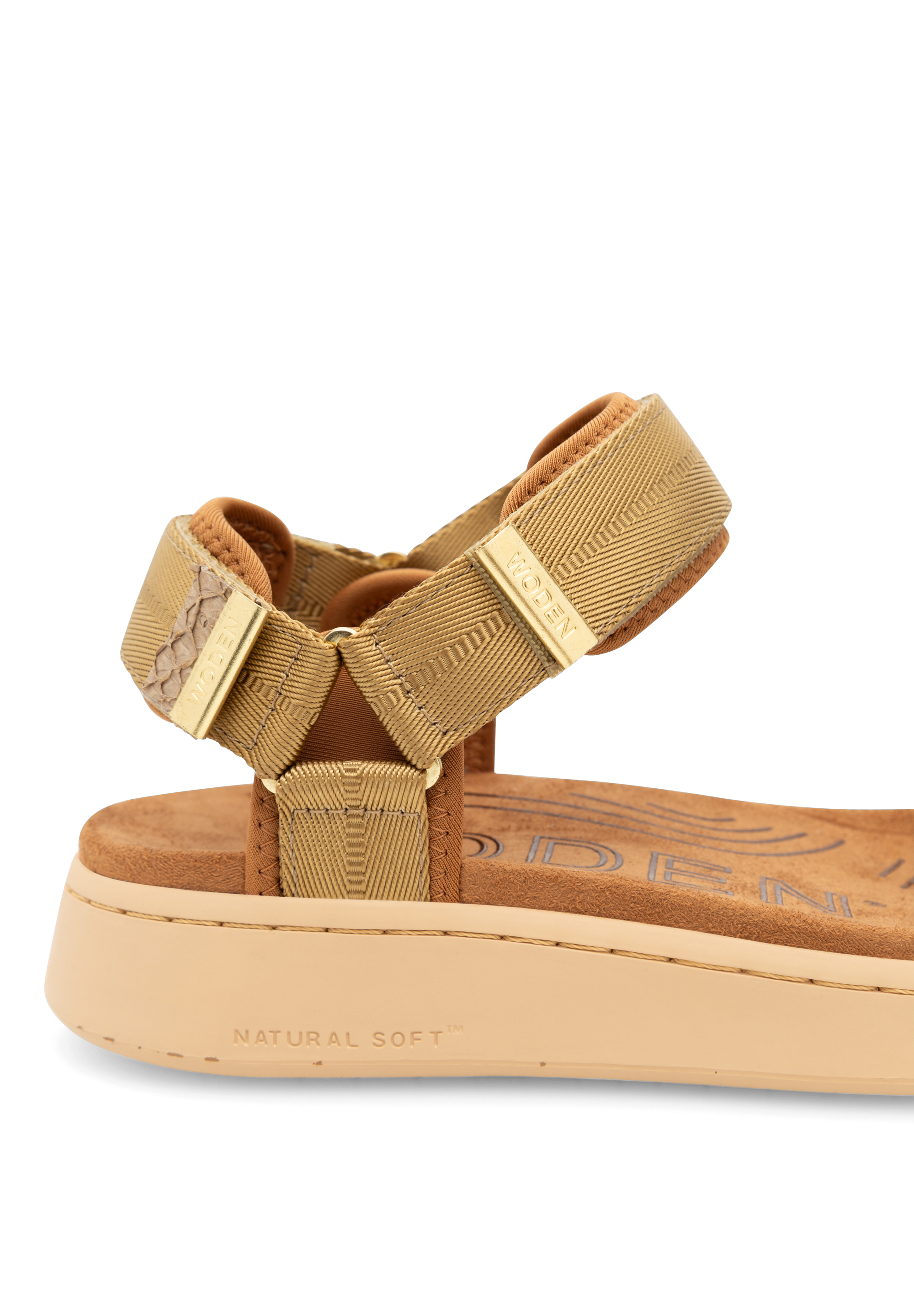 WODEN Line Sandals 703 Khaki