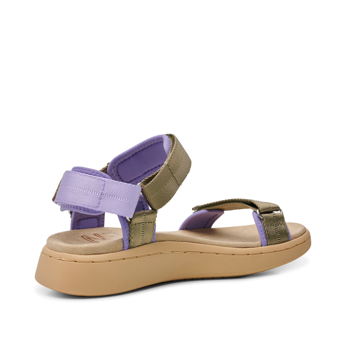 WODEN Line Sandals 904 Orchid/Dark Olive