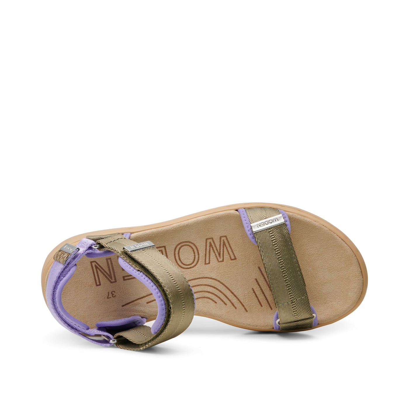 WODEN Line Sandals 904 Orchid/Dark Olive