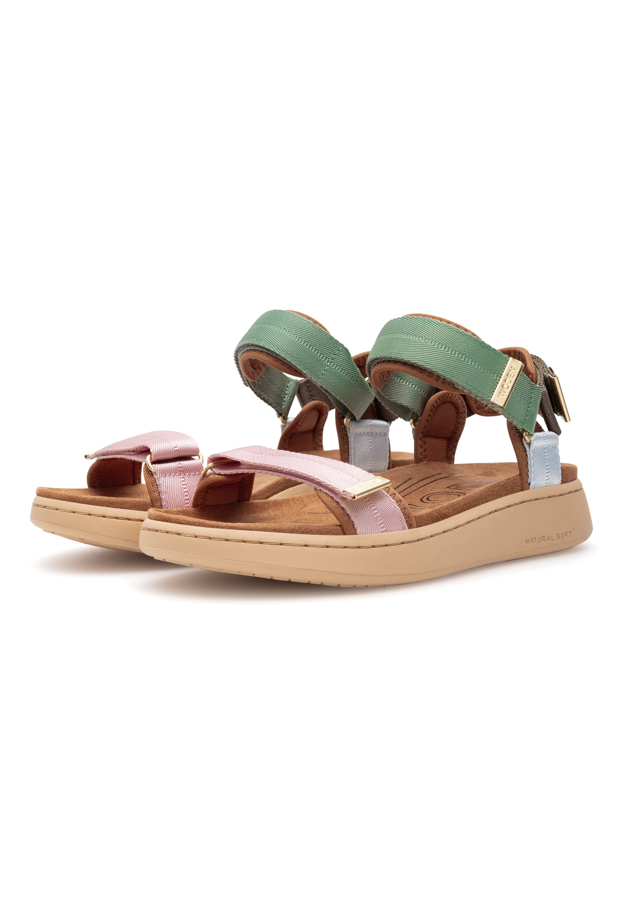 WODEN Line Sandals 911 Algae Multi