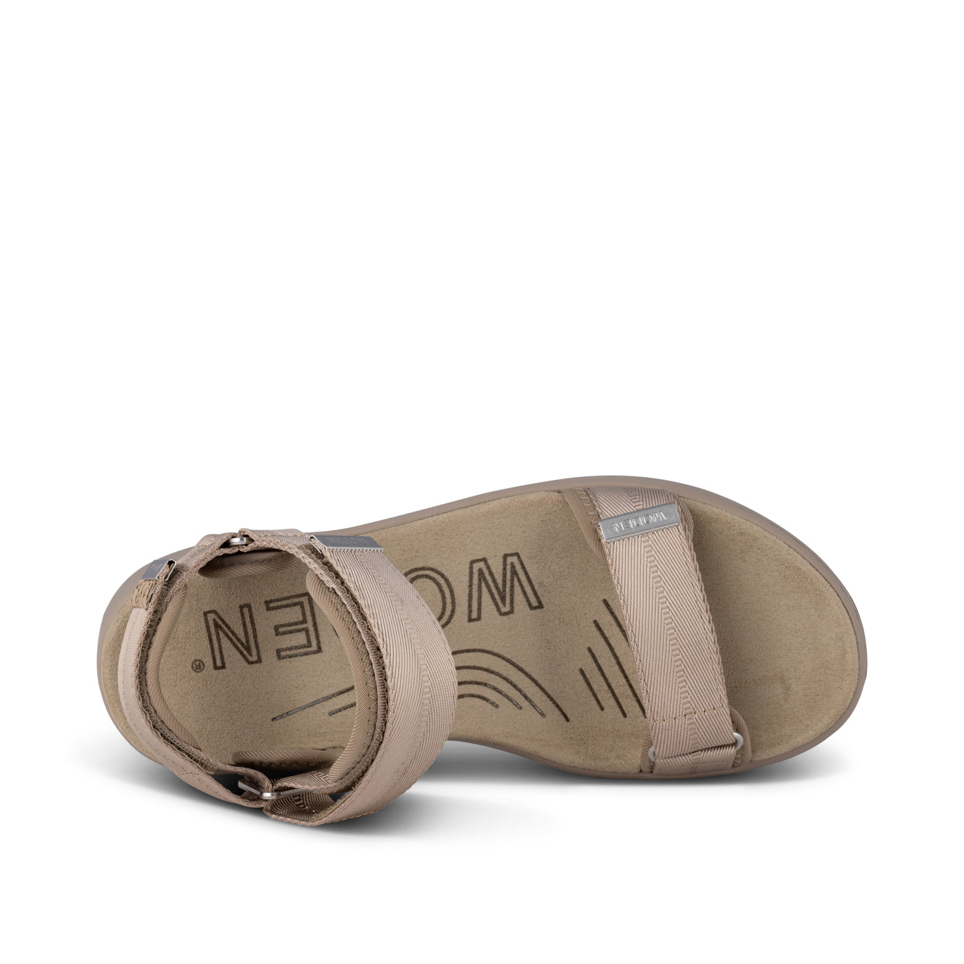 WODEN Line Sandals 963 Silver Mink/Silver Mink