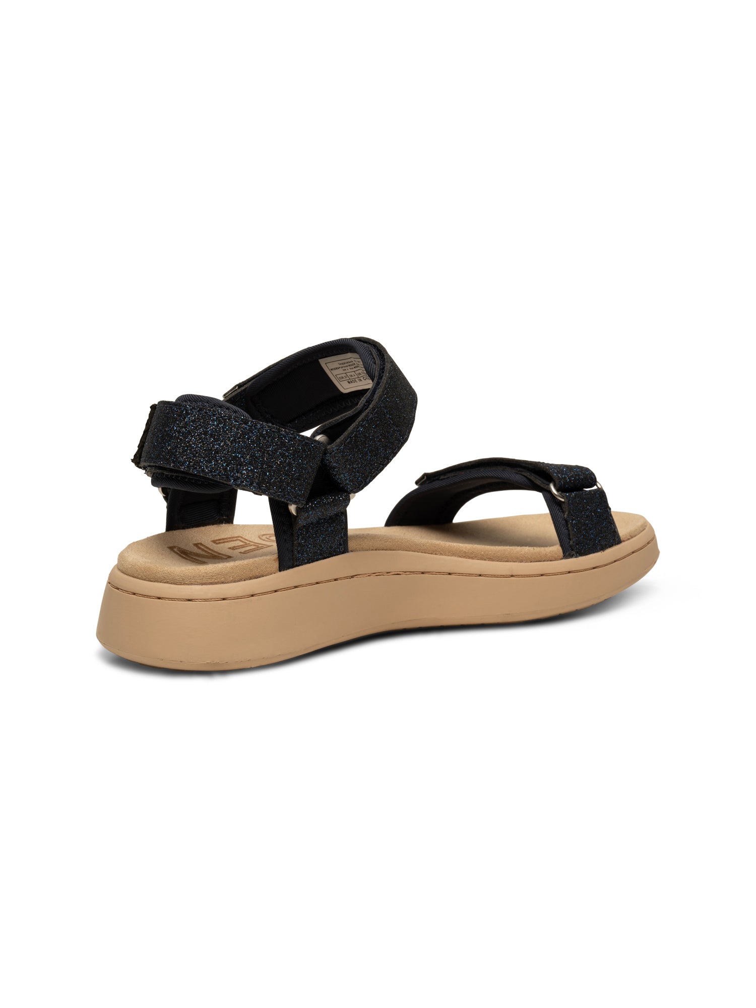 WODEN Line Glitter Sandals 009 Dark Navy