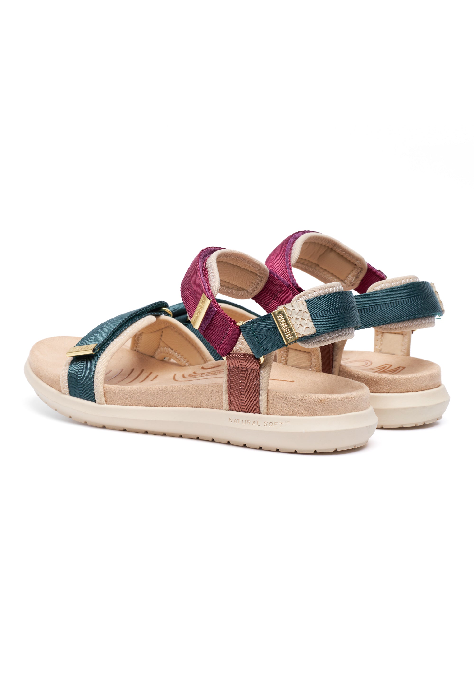 WODEN Line Lite Sandals 246 Deep Forest Multi