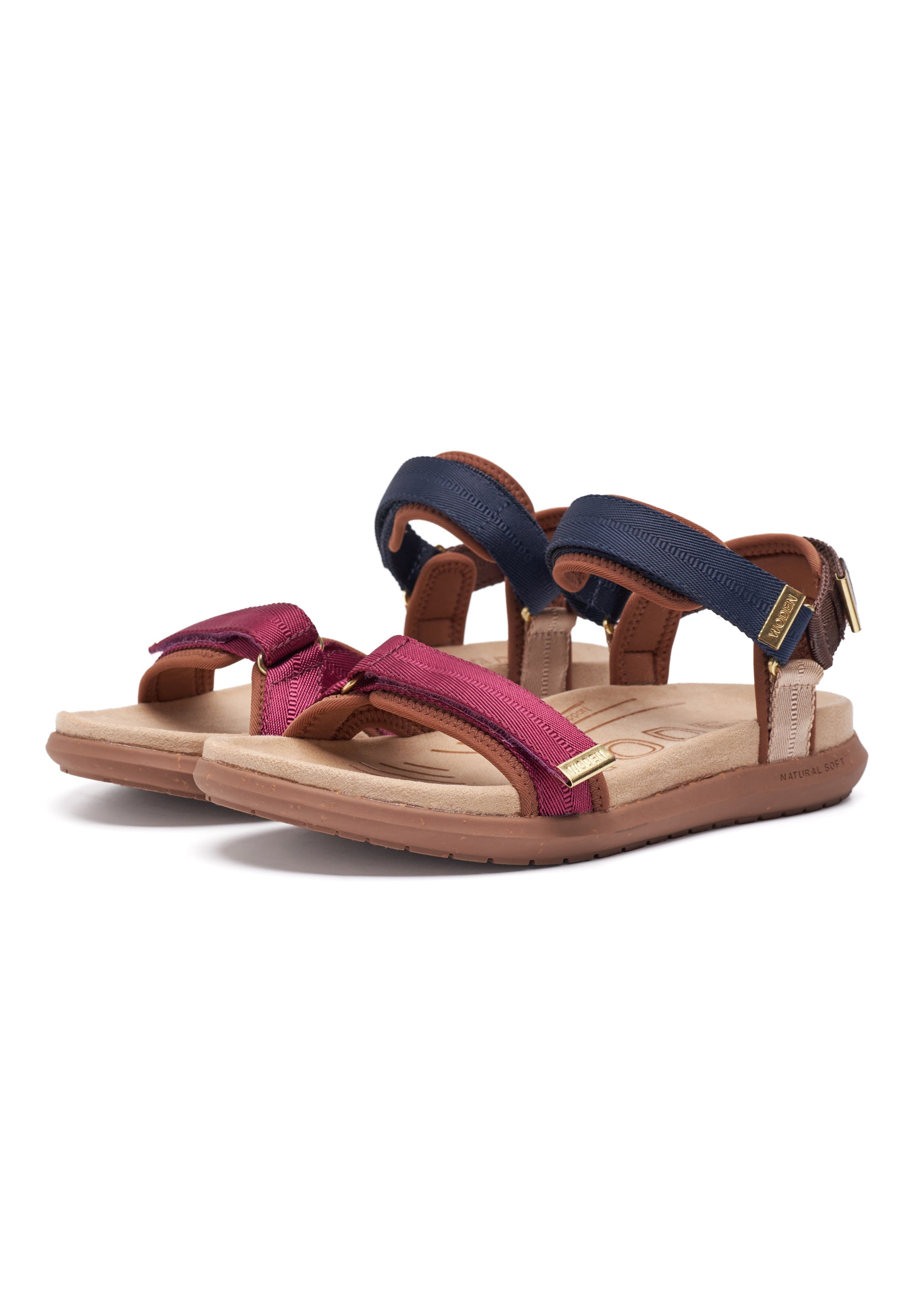 WODEN Line Lite Sandals 247 Berry Multi