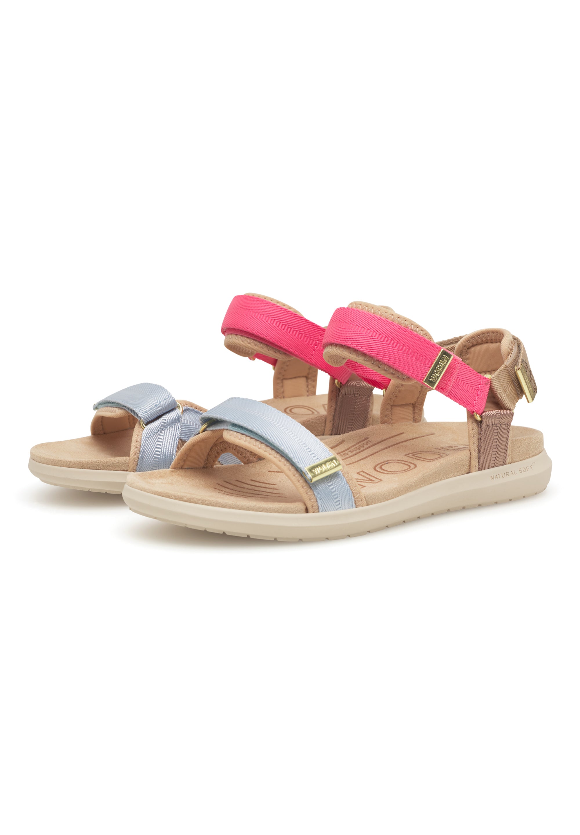 WODEN Line Lite Sandals 377 Raspberry Multi