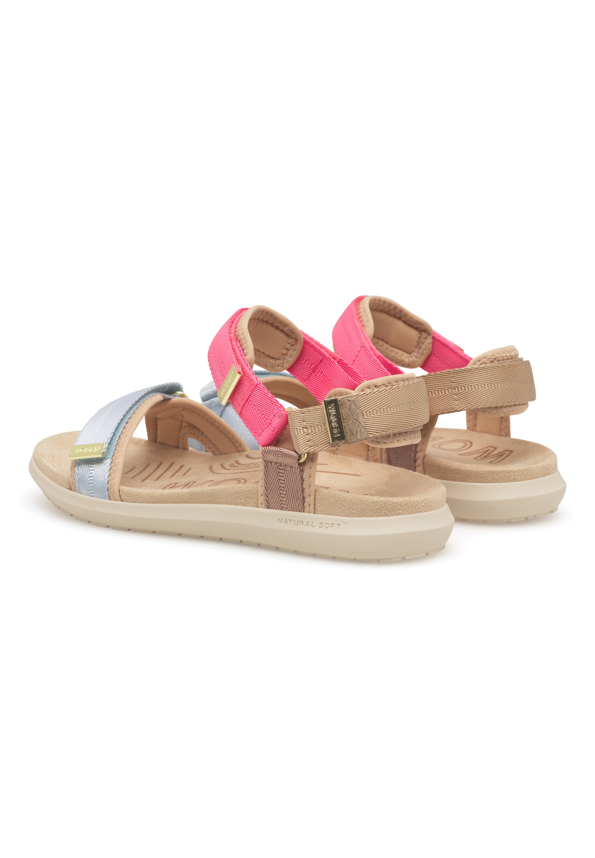 WODEN Line Lite Sandals 377 Raspberry Multi