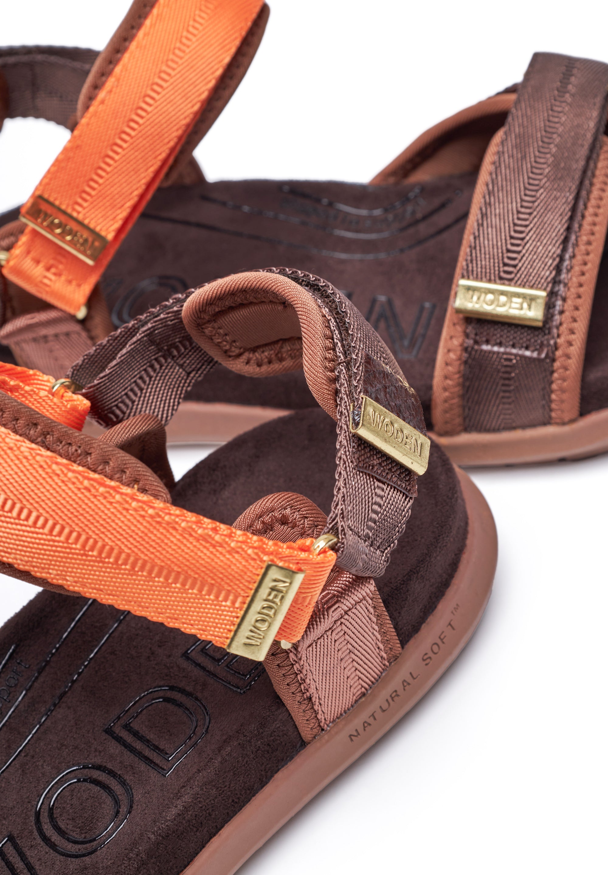 WODEN Line Lite Sandals 550 Chocolate Multi