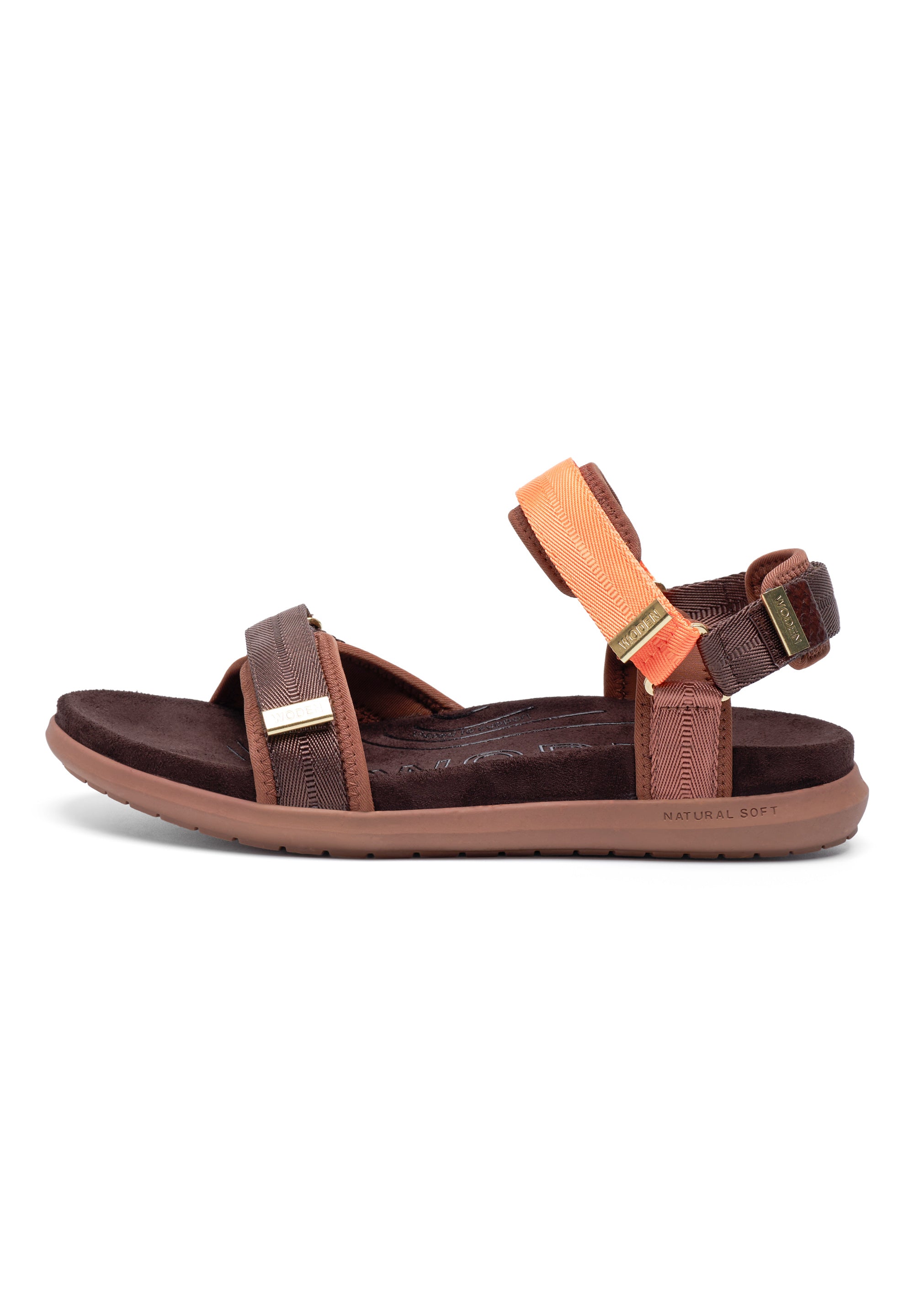 WODEN Line Lite Sandals 550 Chocolate Multi