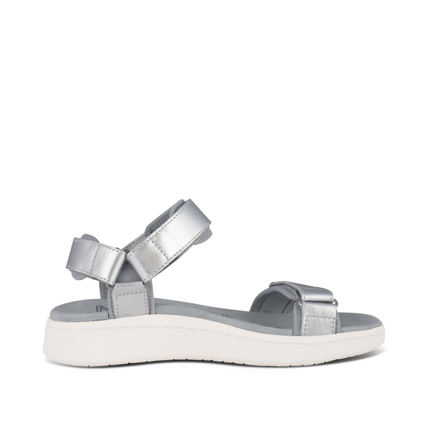 WODEN Line Metallic Sandals 039 Silver