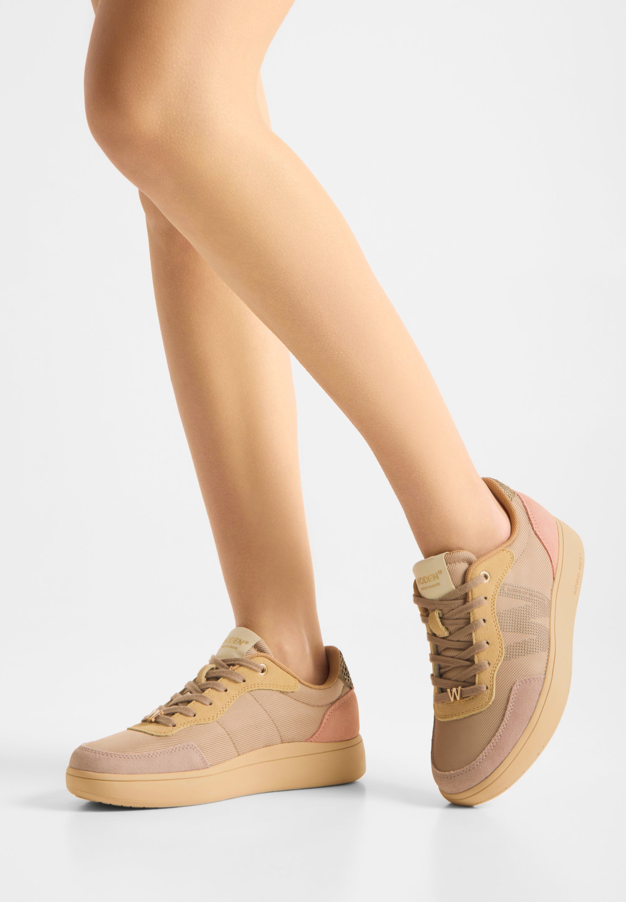 WODEN Line Sneak Sneakers 536 Blush Multi