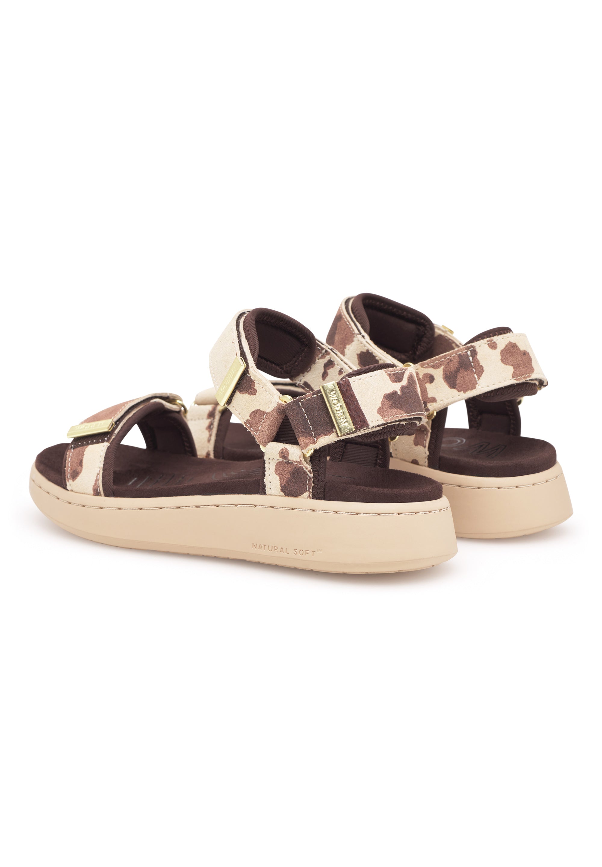 WODEN Line Suede Sandals 357 Cow