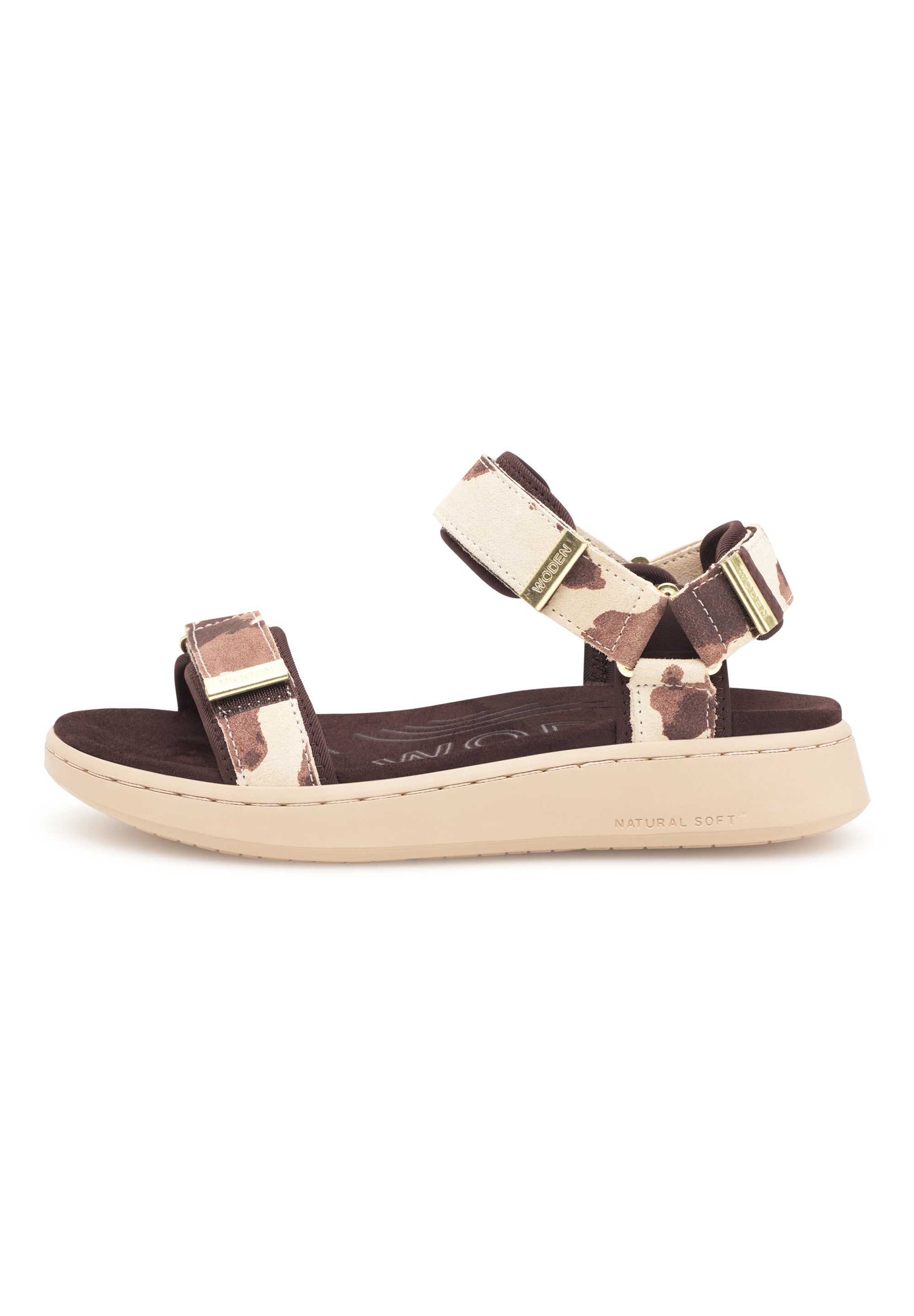 WODEN Line Suede Sandals 357 Cow