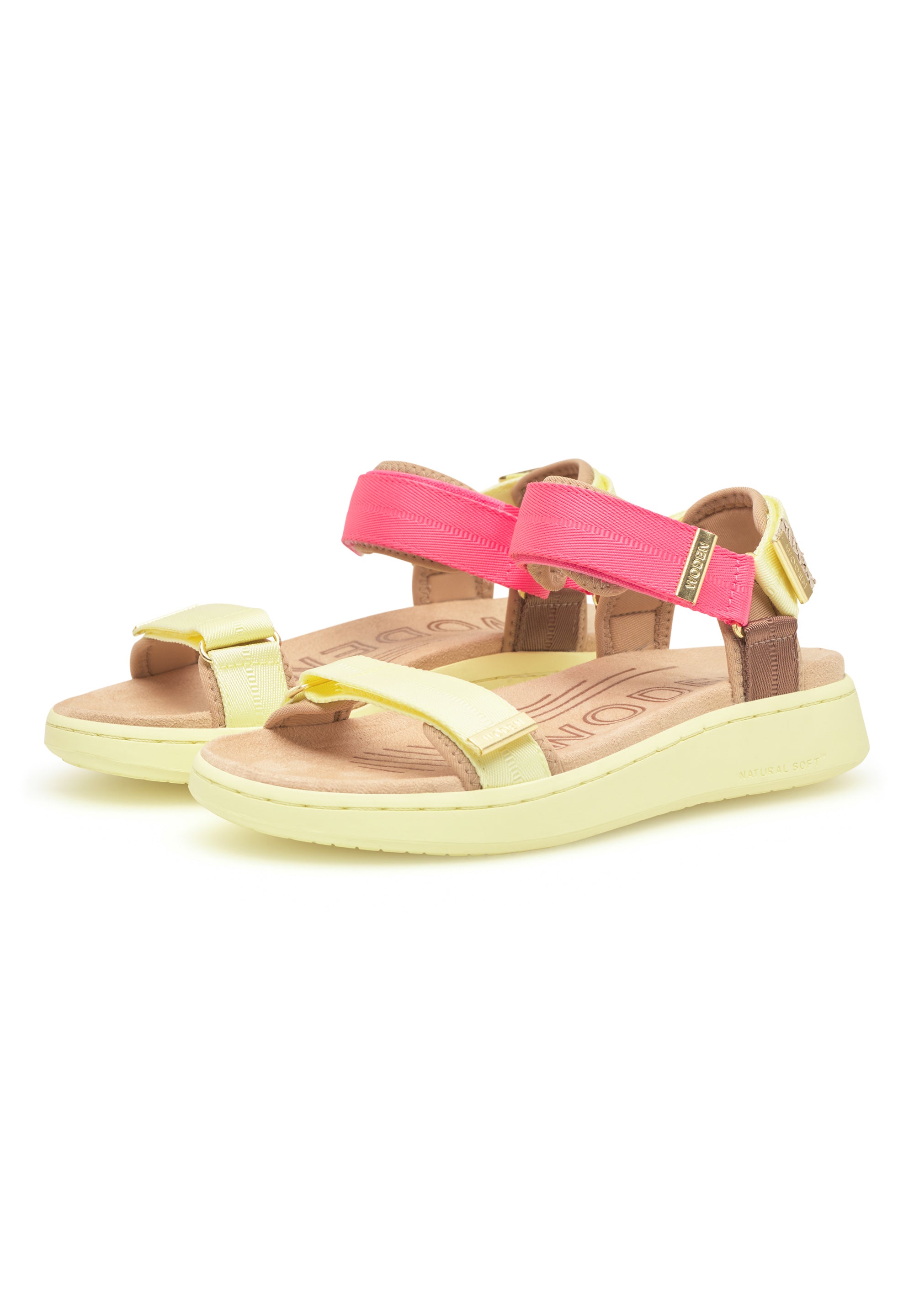 WODEN Line Tricolor Sandals 375 Wax Multi