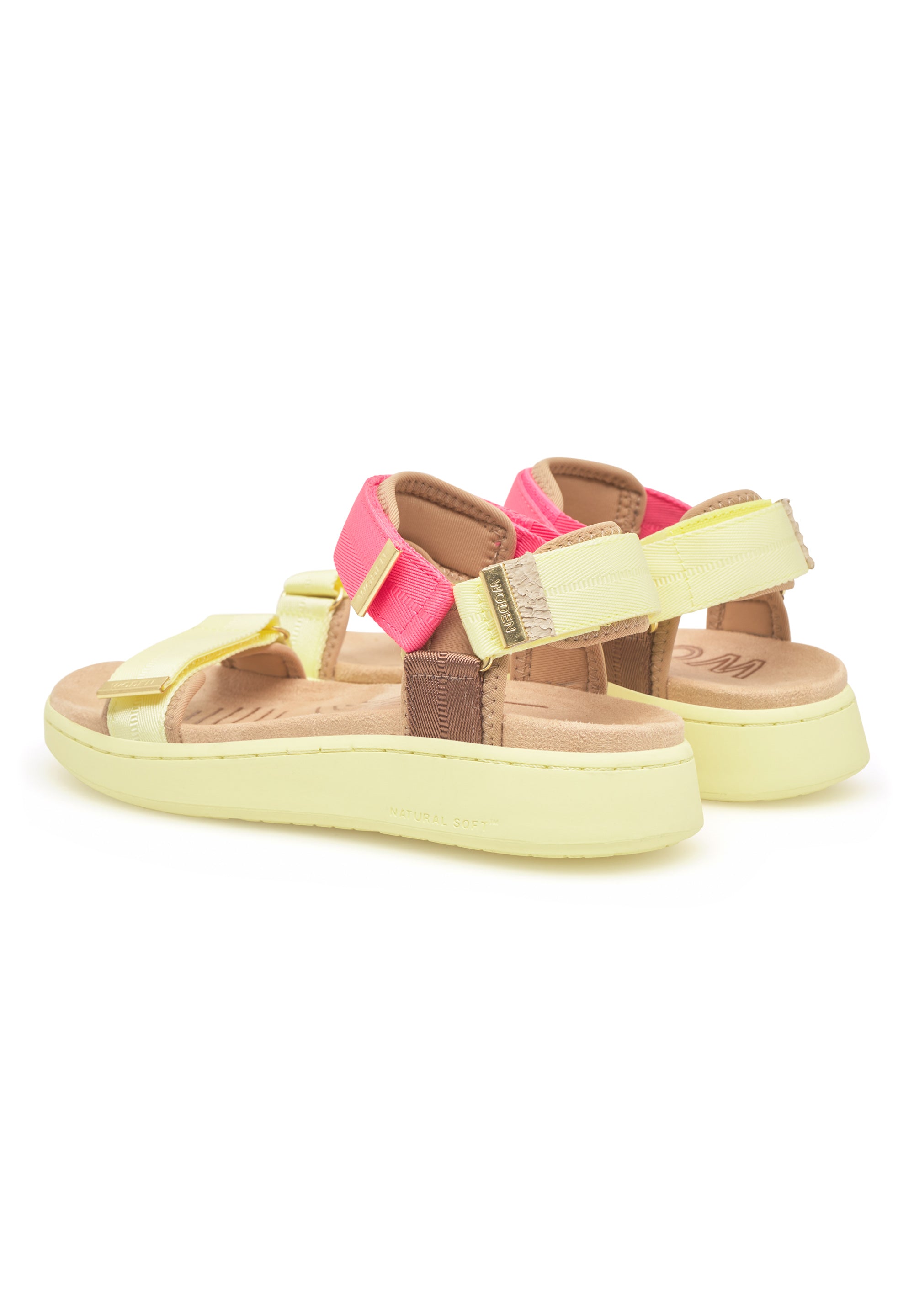 WODEN Line Tricolor Sandals 375 Wax Multi