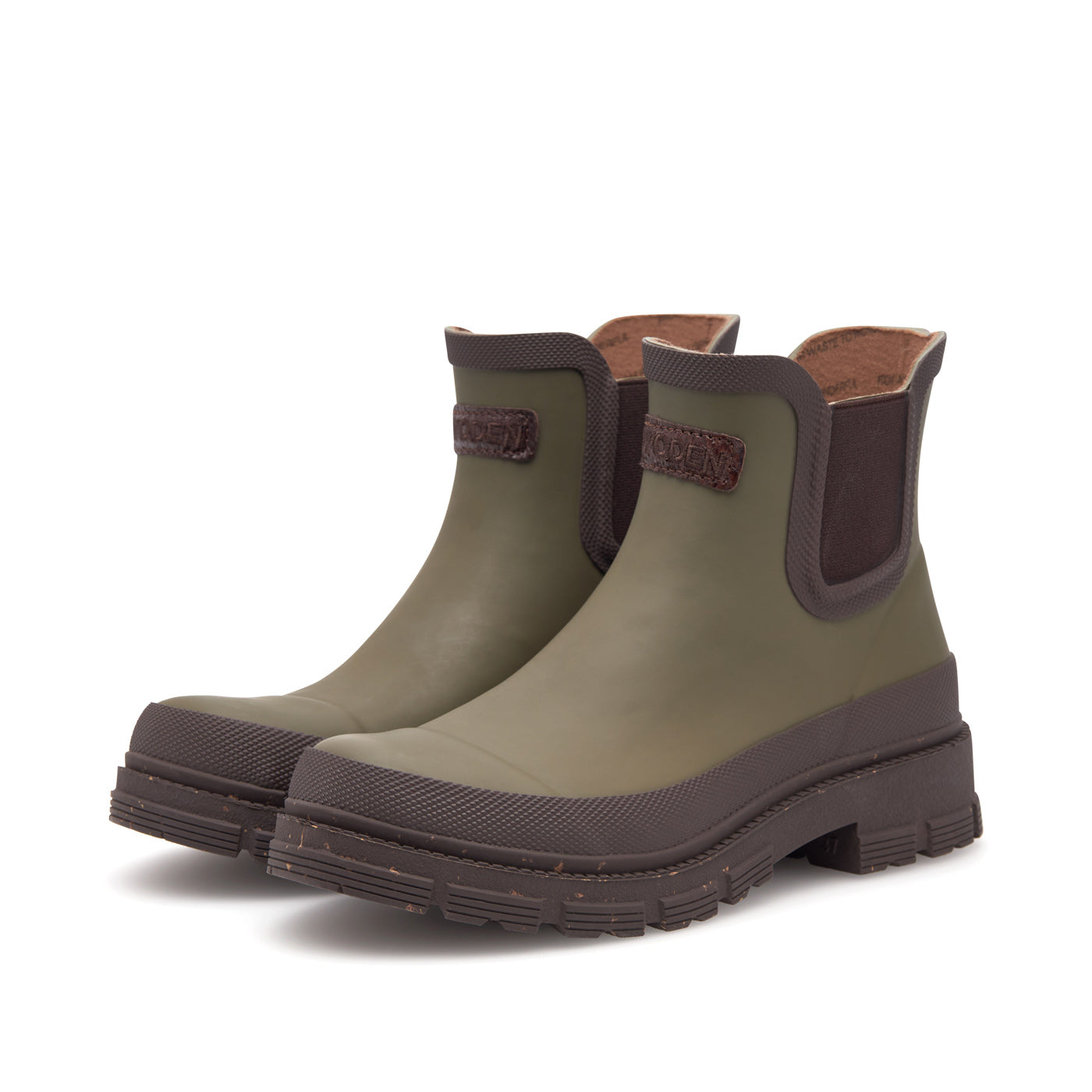 WODEN Liv Waterproof Rubber Boots 295 Dark Olive