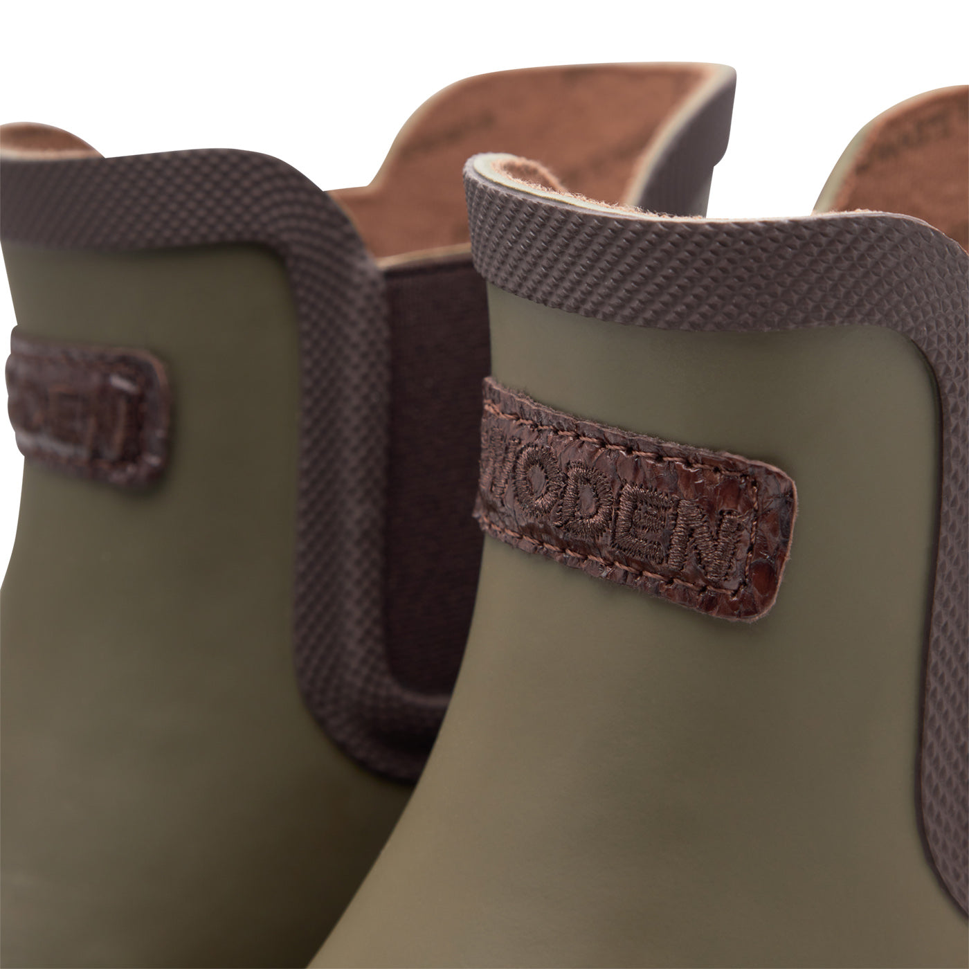 WODEN Liv Waterproof Rubber Boots 295 Dark Olive