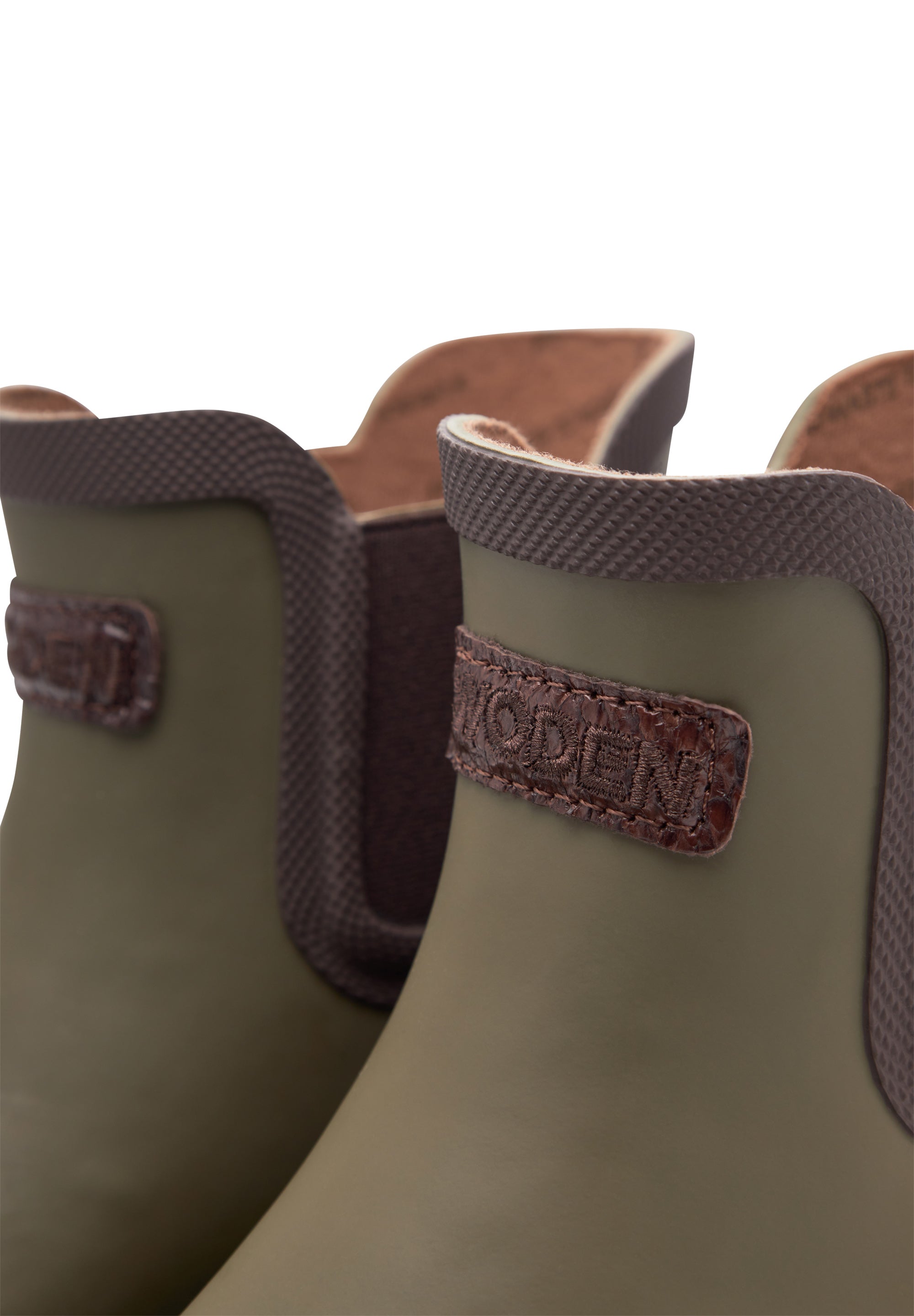WODEN Liv Waterproof Rubber Boots 295 Dark Olive