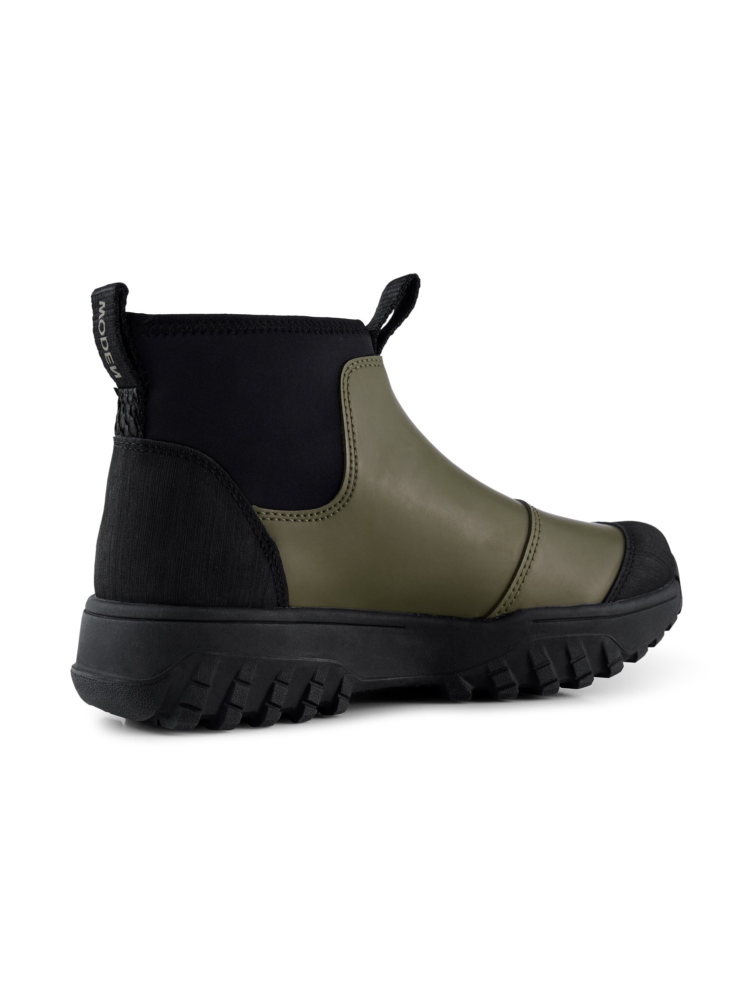 WODEN Magda Low Waterproof Rubber Boots 295 Dark Olive