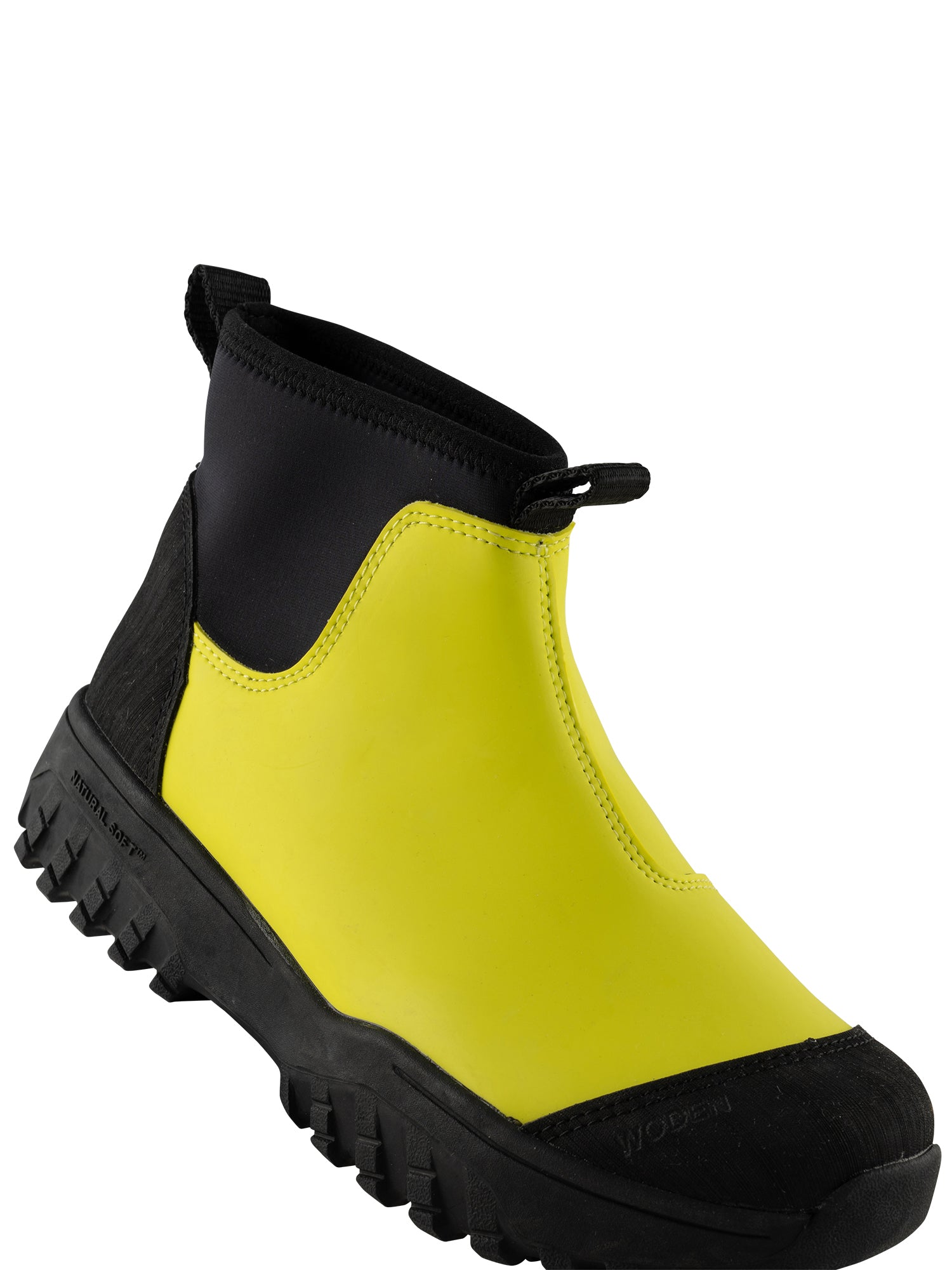 WODEN Magda Low Waterproof Rubber Boots 601 Neon Yellow