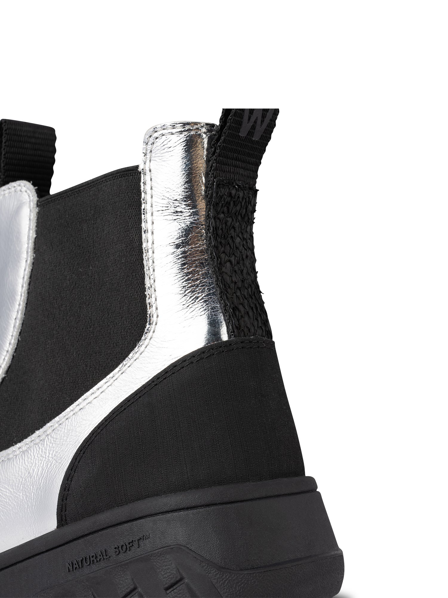 WODEN Magda Metallic Waterproof Boots 039 Silver