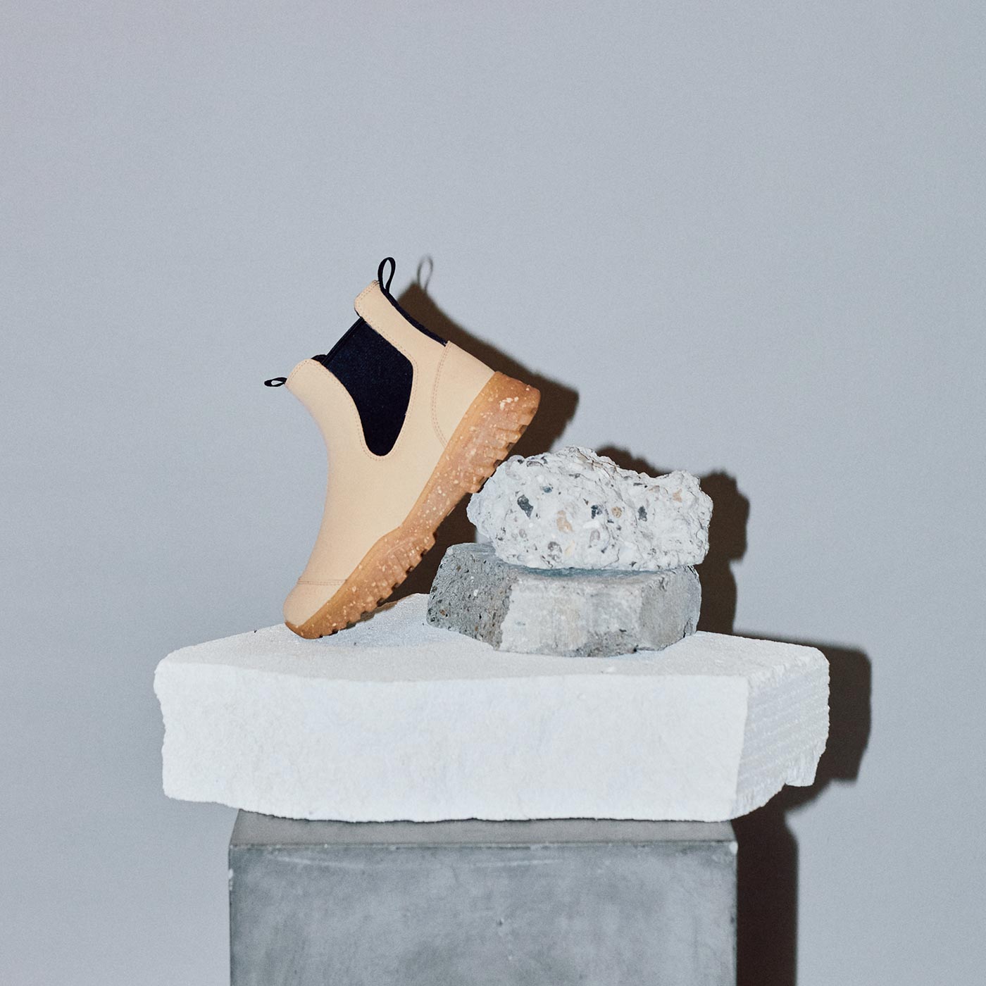 WODEN Magda Rubber Track Boot Rubber Boots 705 Beige