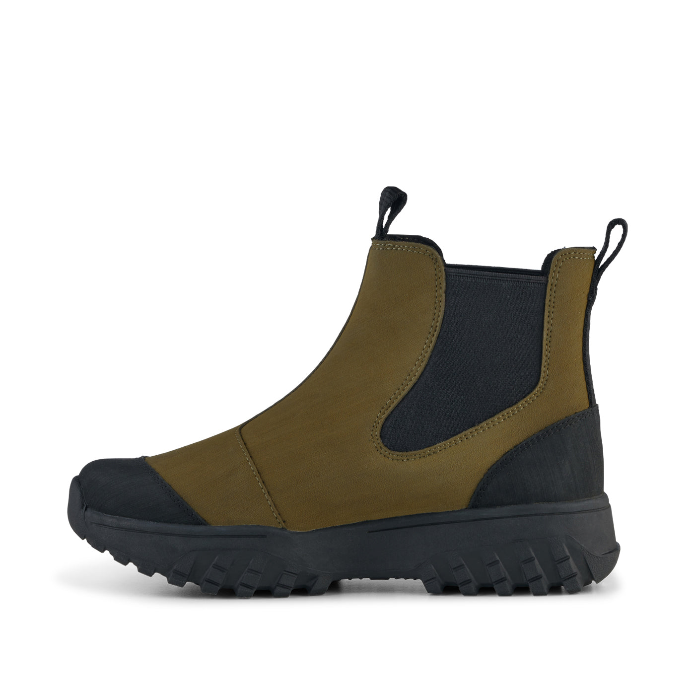 WODEN Magda Rubber Track Boot Rubber Boots 786 Dark Olive/Black