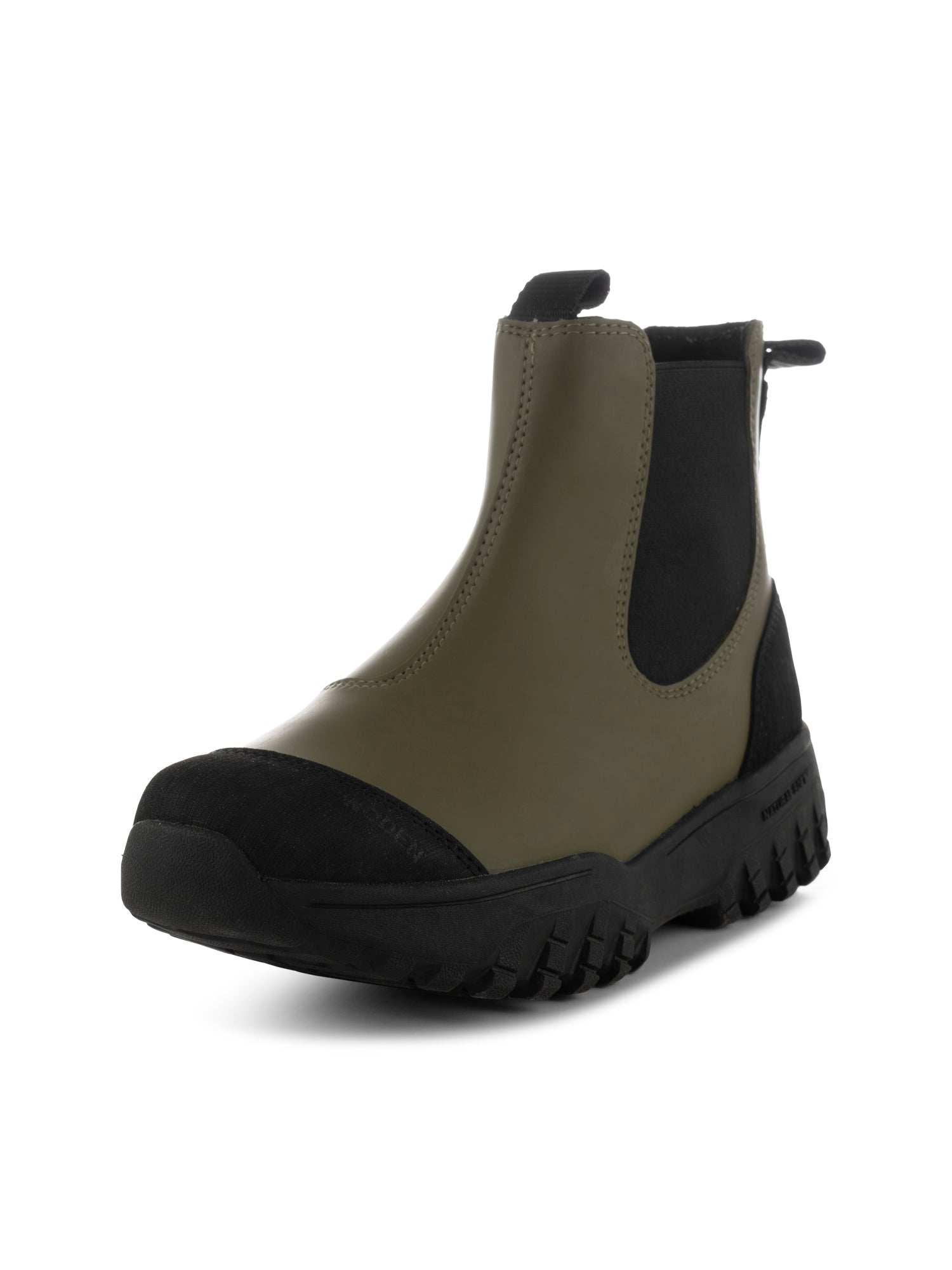 WODEN Magda Track Waterproof Rubber Boots 295 Dark Olive