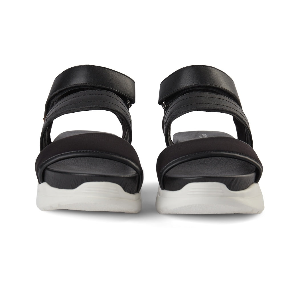 SHOE THE BEAR WOMENS Mala Sandal Flat Sandals 110 BLACK