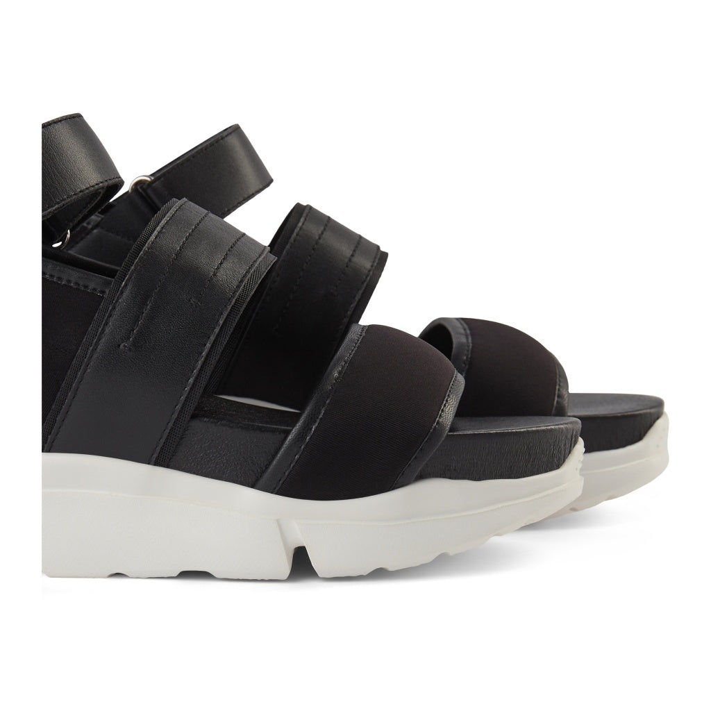 SHOE THE BEAR WOMENS Mala Sandal Flat Sandals 110 BLACK