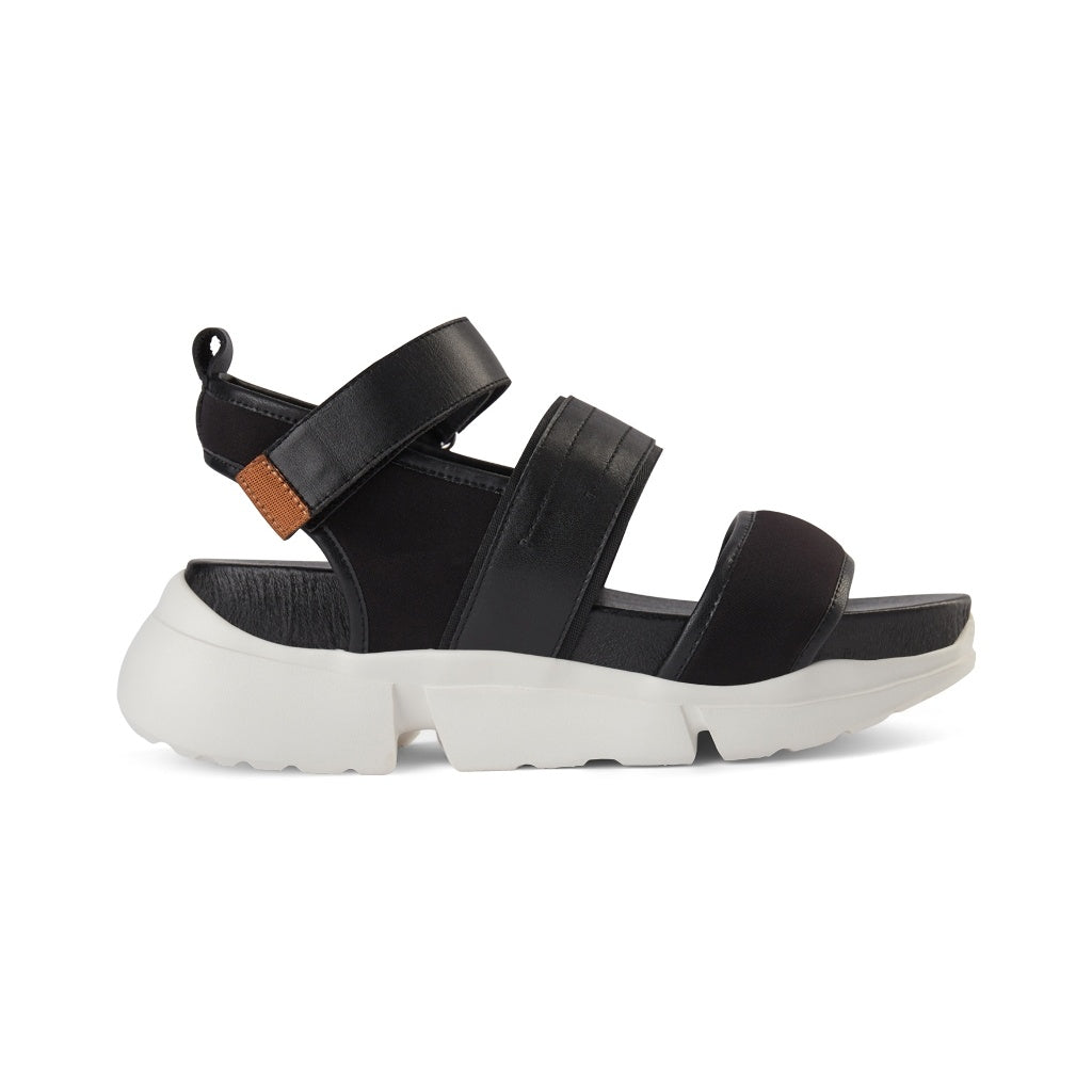 SHOE THE BEAR WOMENS Mala Sandal Flat Sandals 110 BLACK