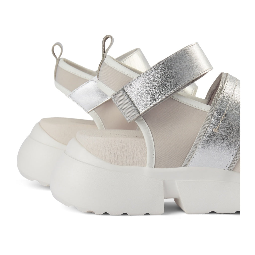 SHOE THE BEAR WOMENS Mala Sandal Flat Sandals 210 SILVER