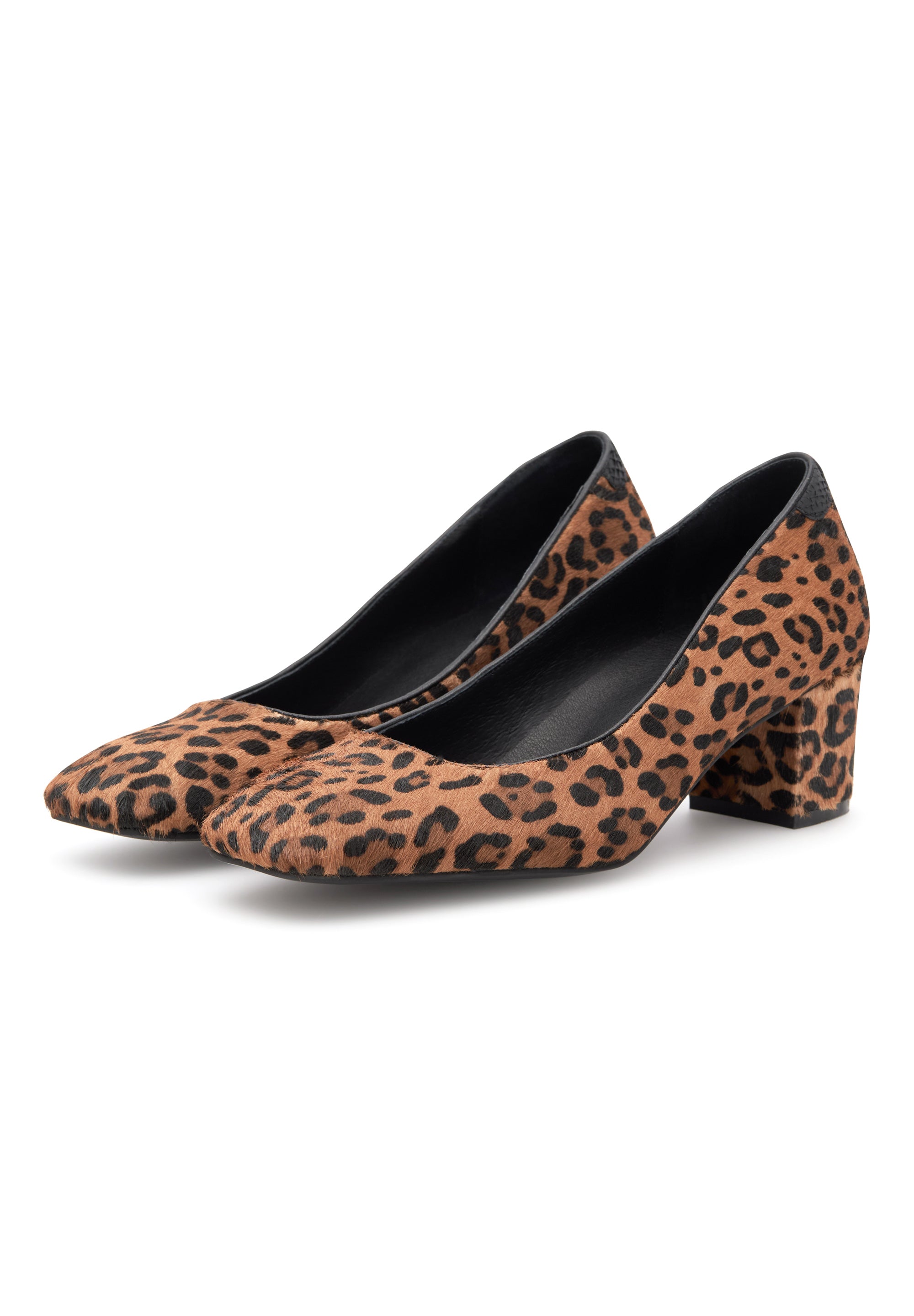 WODEN STB WOMENS Marie Low Leo Heels 327 Leopard