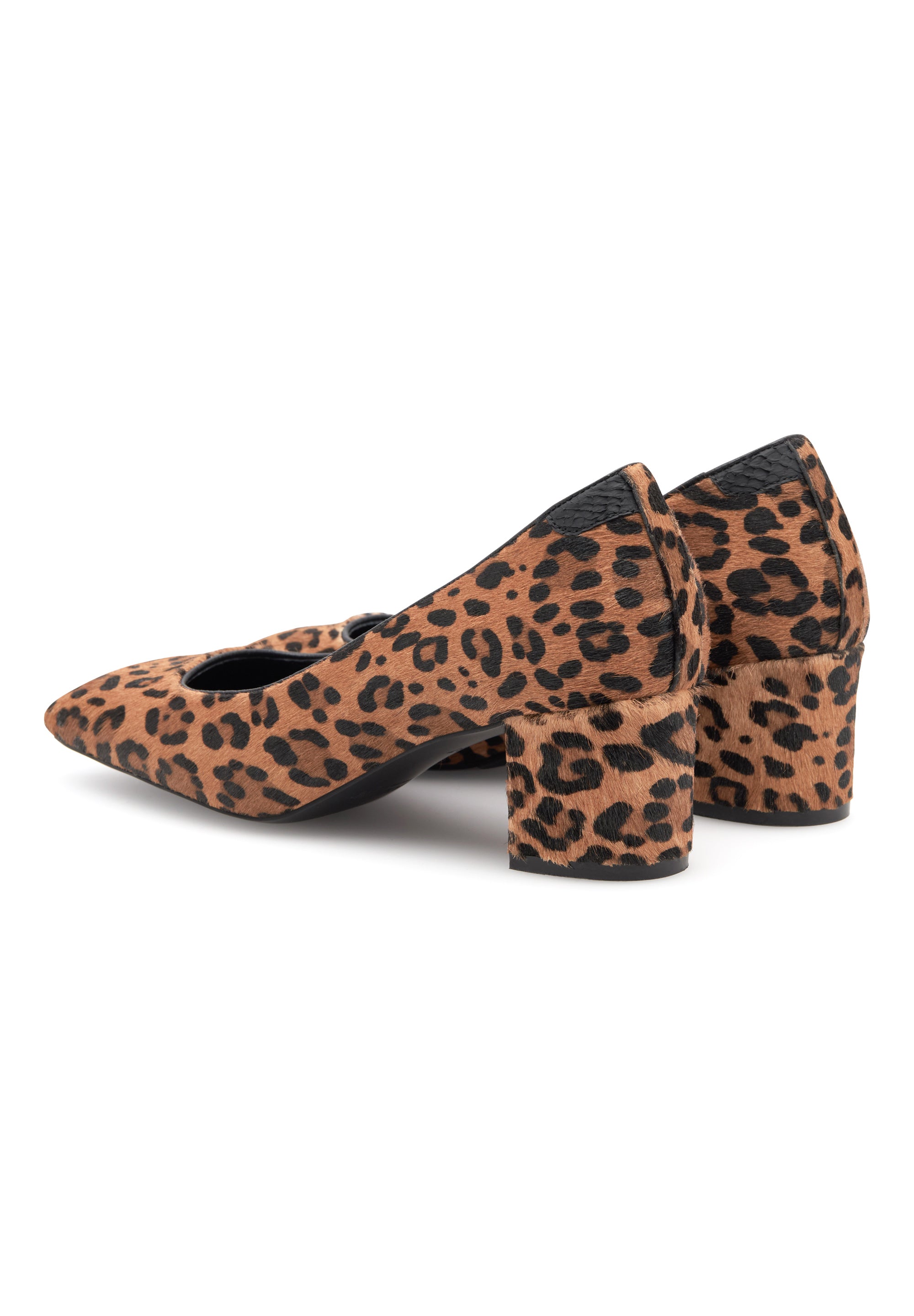 WODEN STB WOMENS Marie Low Leo Heels 327 Leopard