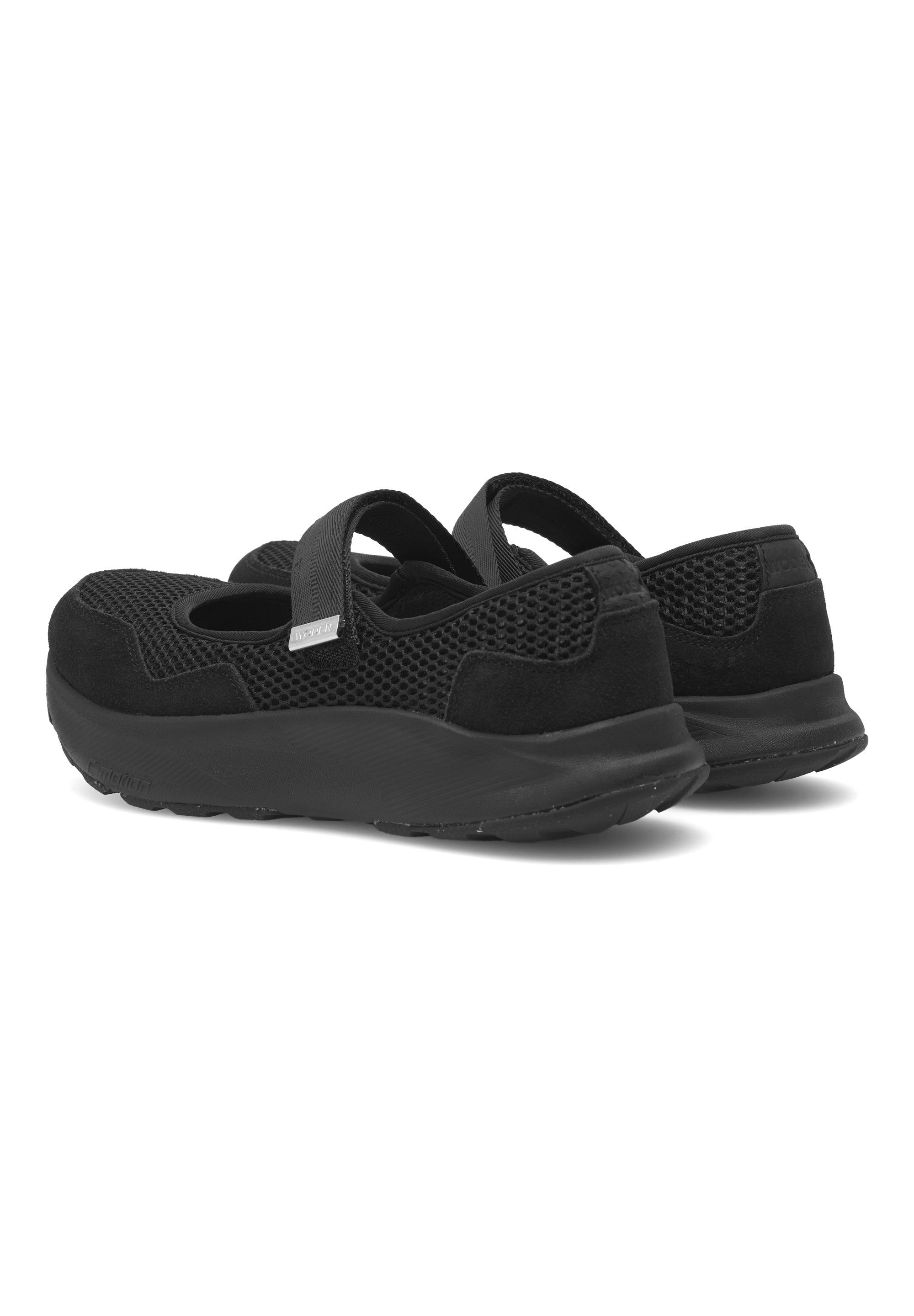WODEN Mary Mesh Ballerina 020 Black