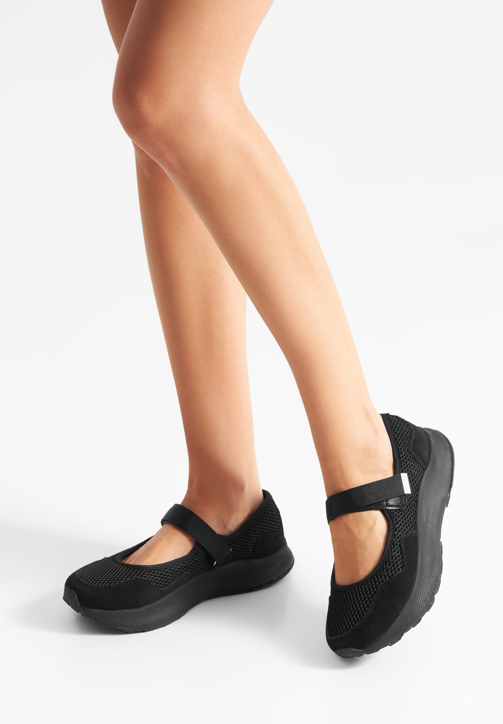 WODEN Mary Mesh Ballerina 020 Black
