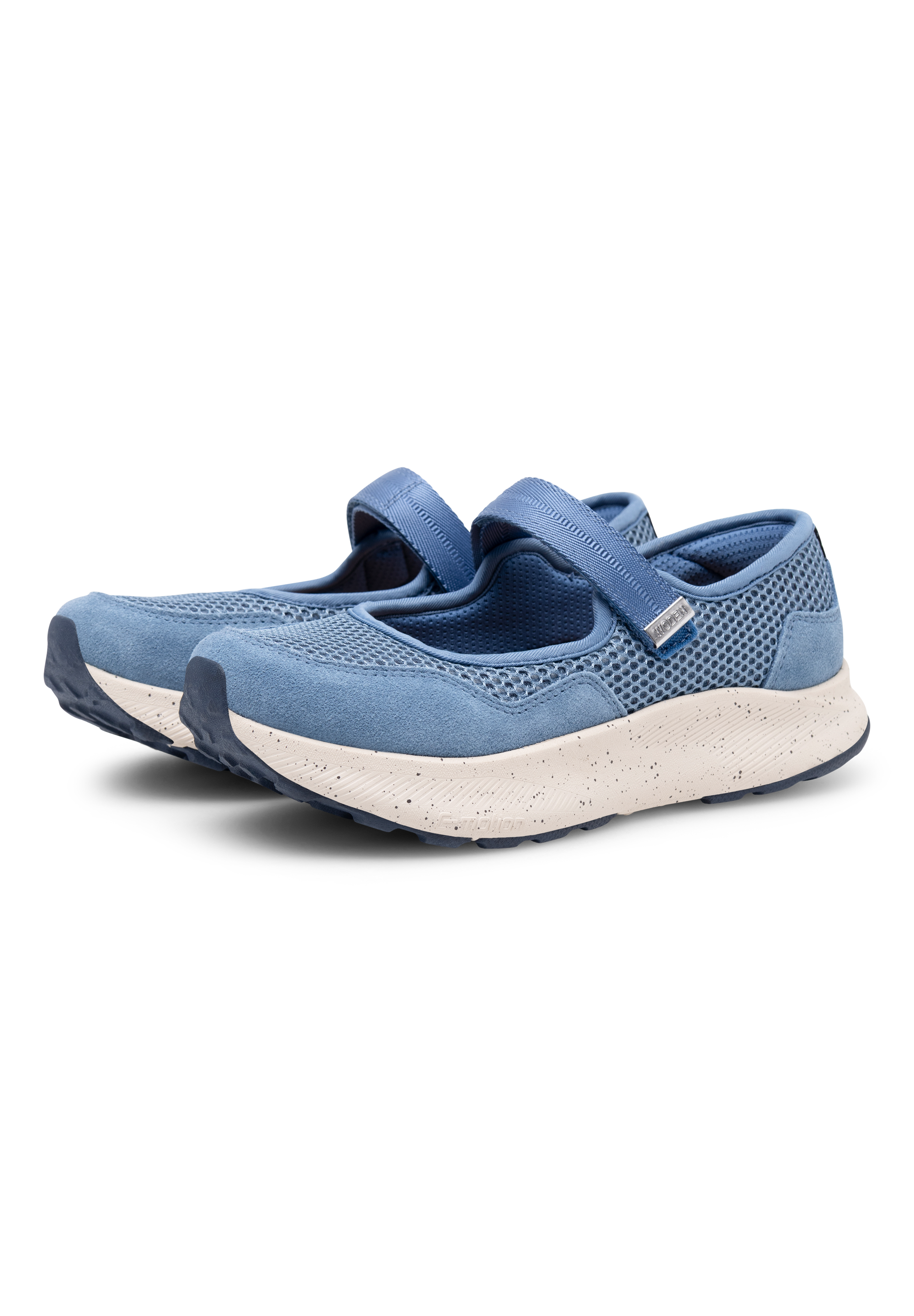 WODEN Mary Mesh Ballerina 187 Old Denim