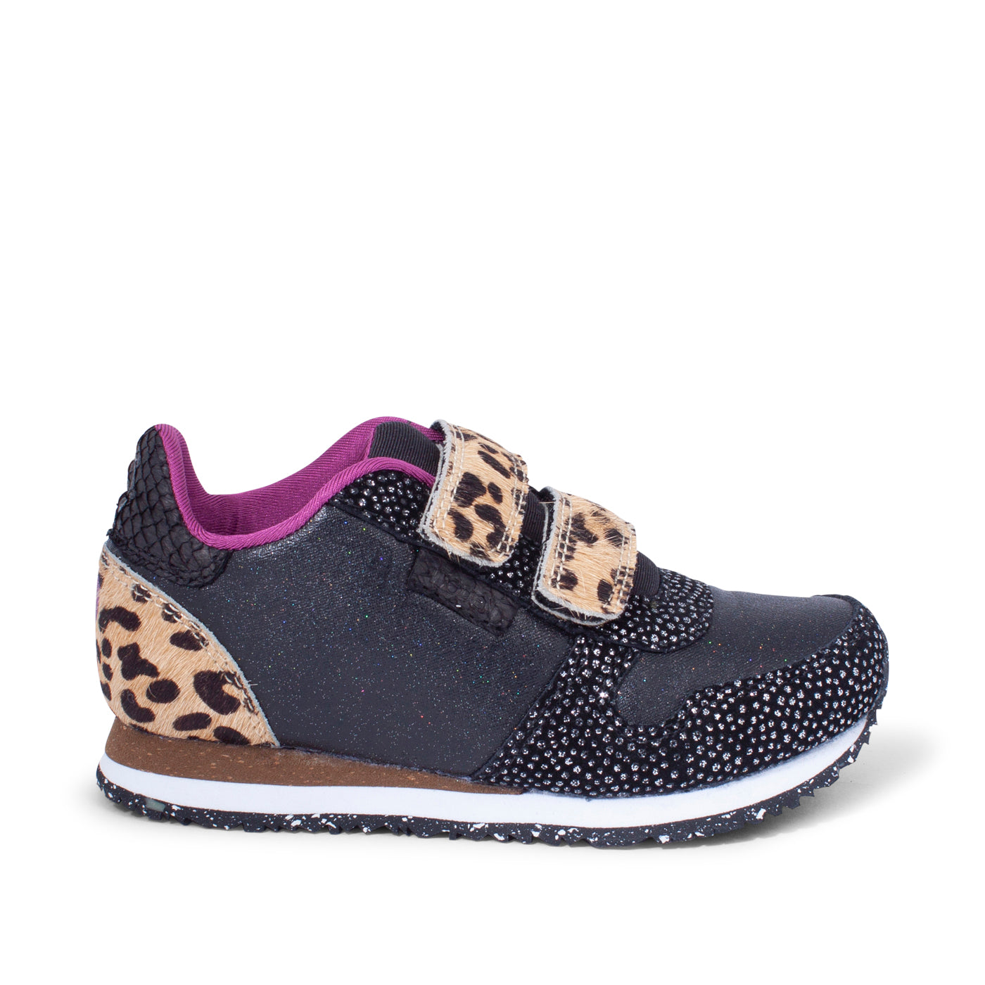 WODEN KIDS Mischa Sneak Teen Sneakers 093 Brown Leo Mix