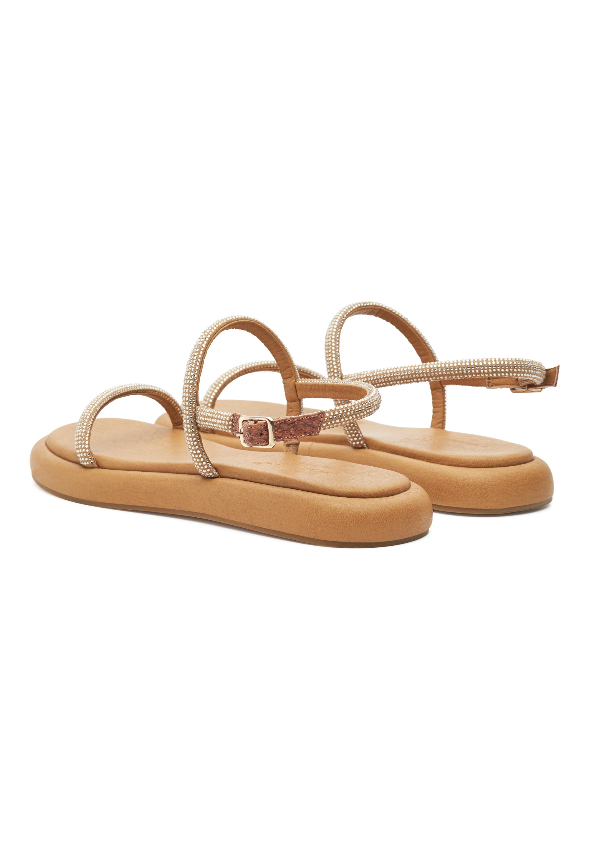WODEN STB WOMENS Monica Crystal Sandals 045 Gold