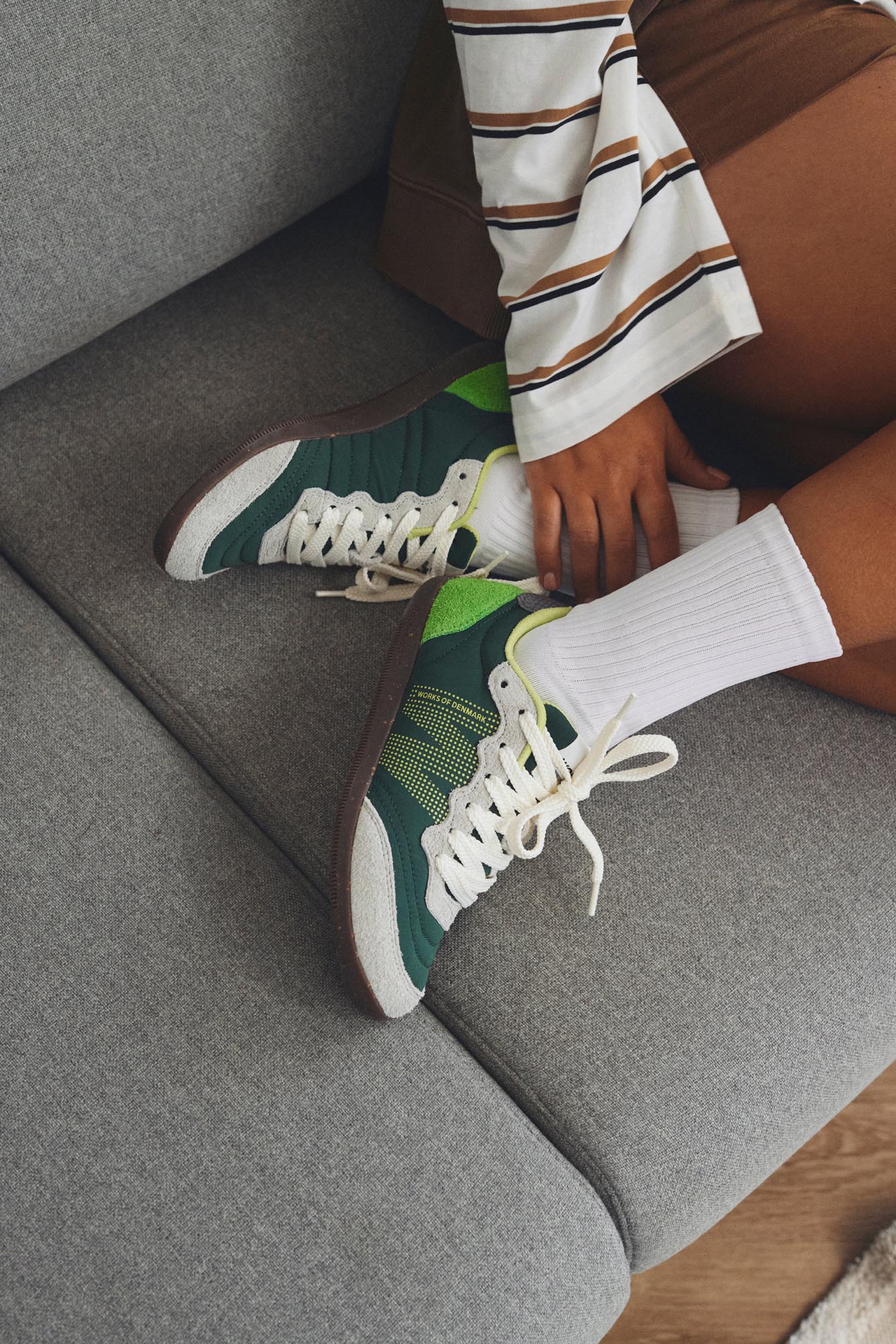 WODEN Nanna Sneakers 376 Apple Green Multi