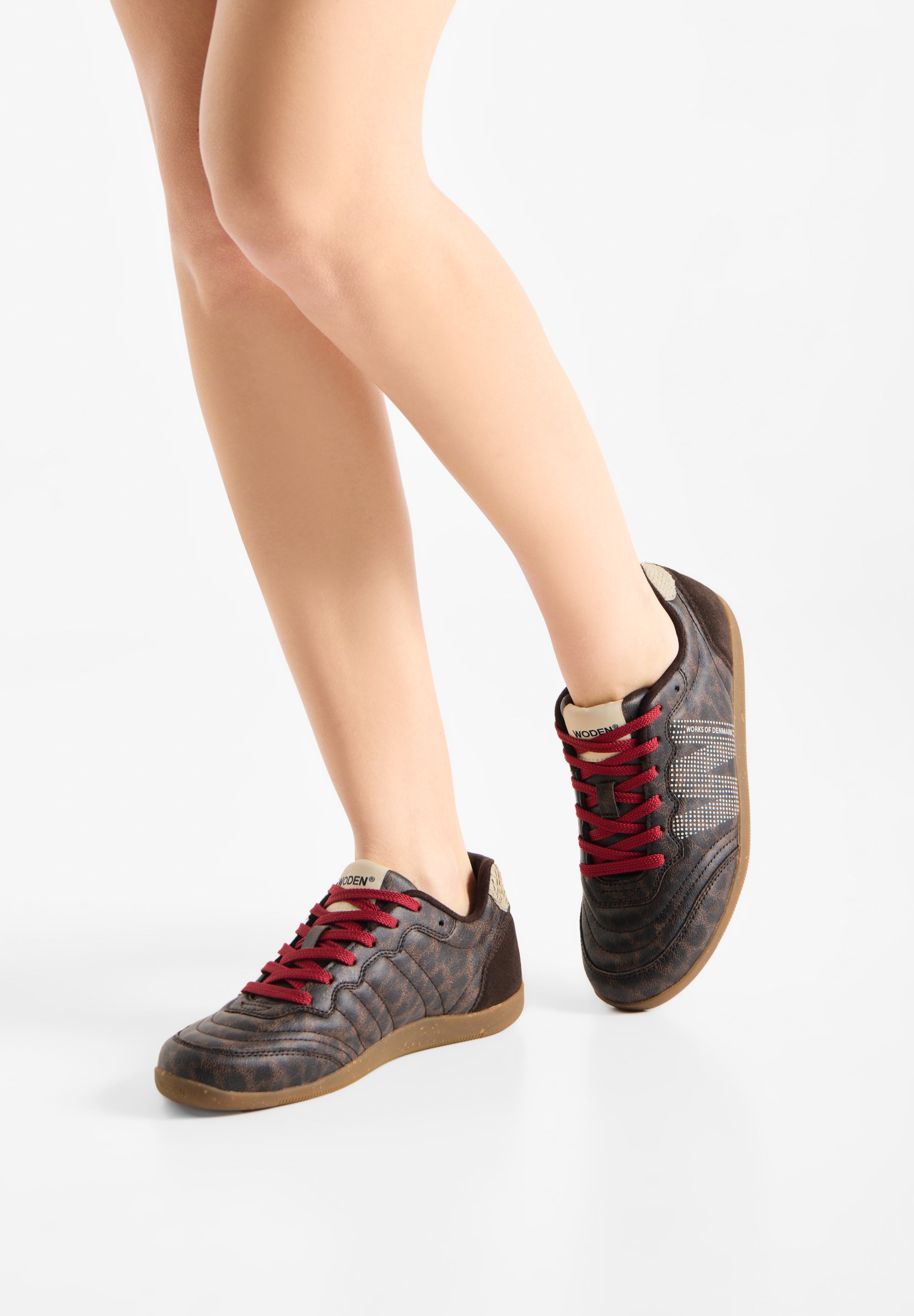 WODEN Nanna Leo Sneakers 546 Dark Leopard
