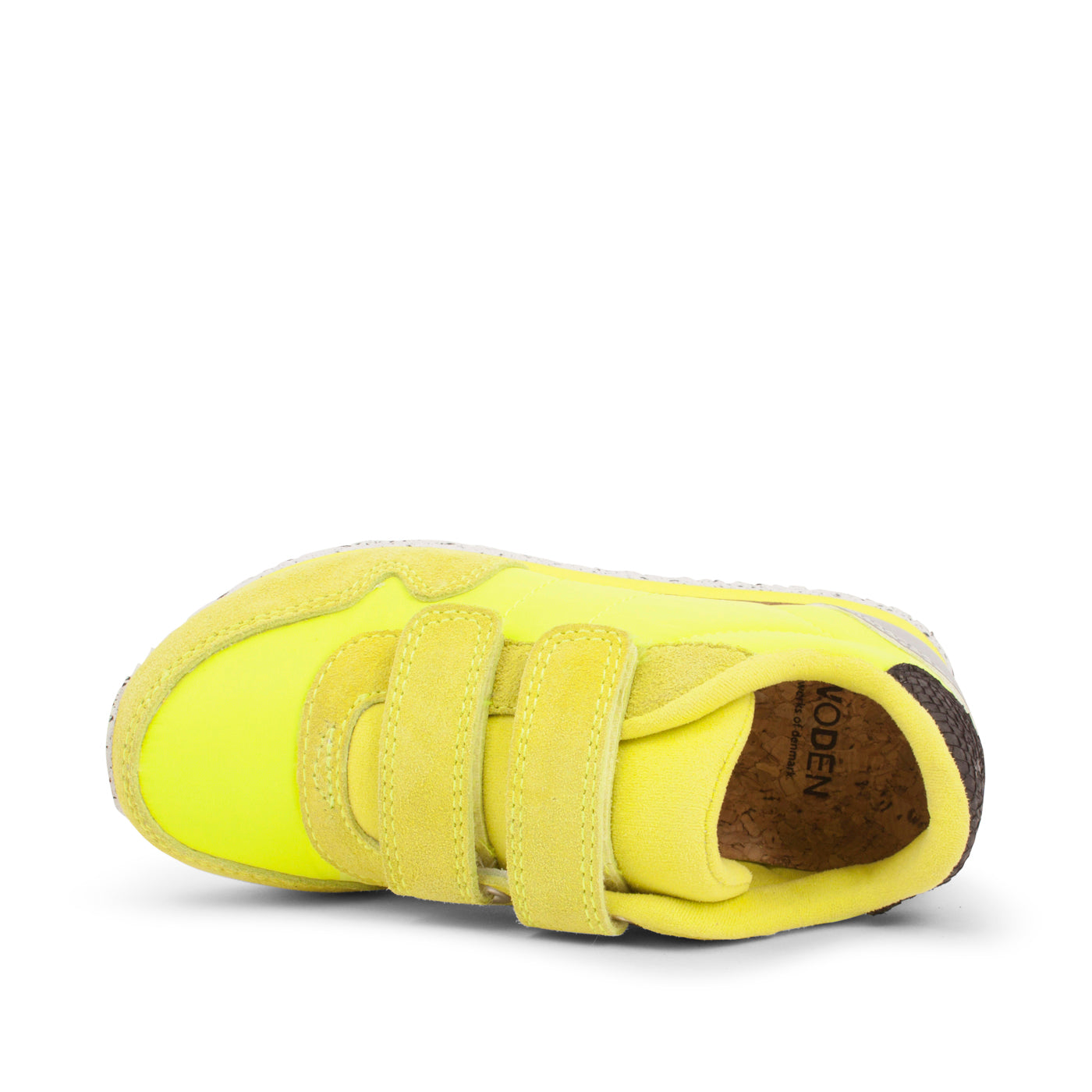 WODEN KIDS Nor Suede Sneakers 601 Neon Yellow